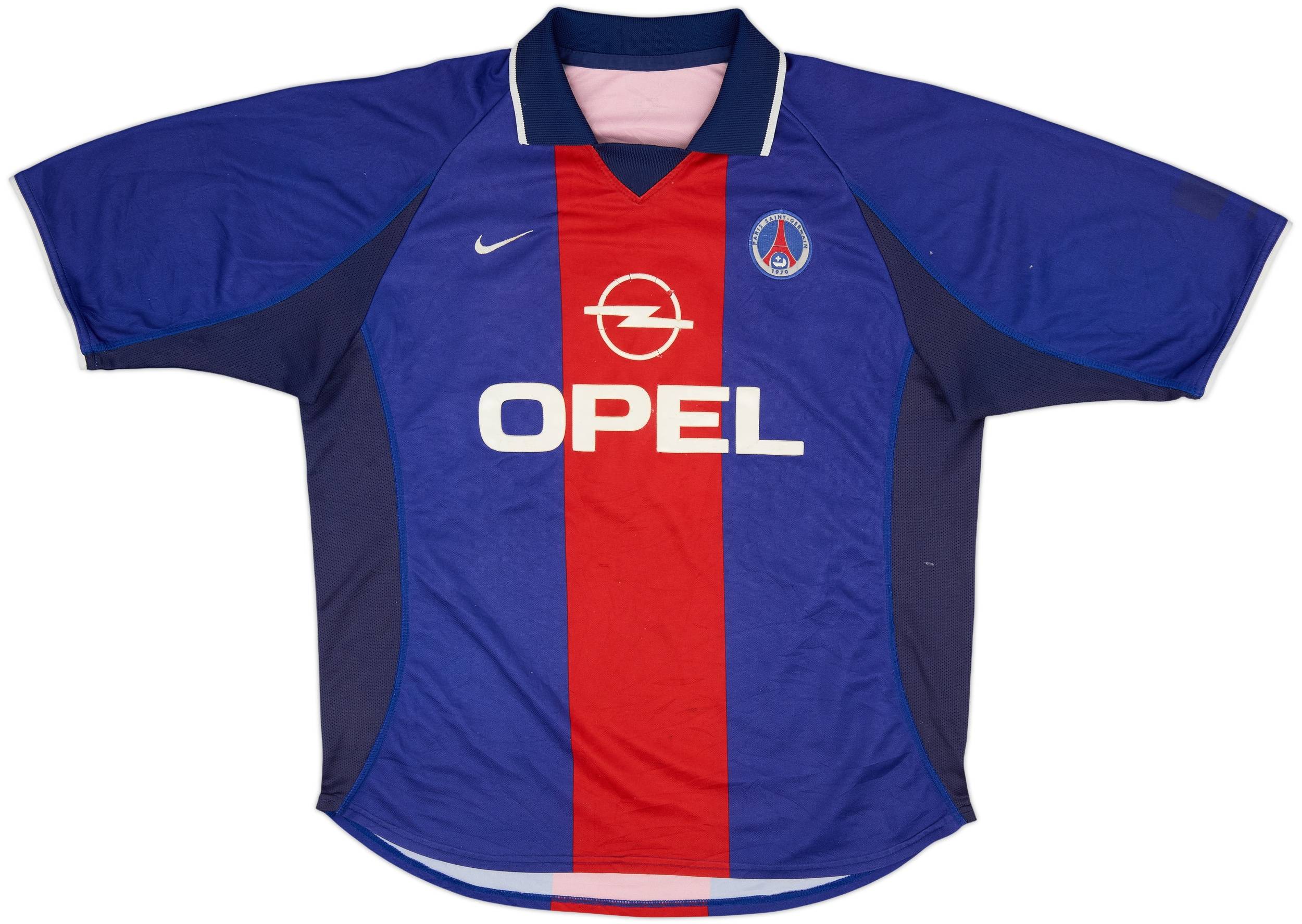 ウェア Paris Saint-Germain vintage gameshirts 2000-01 Paris Saint-Germain Home Shirt #11 - 5/10 - (XL)