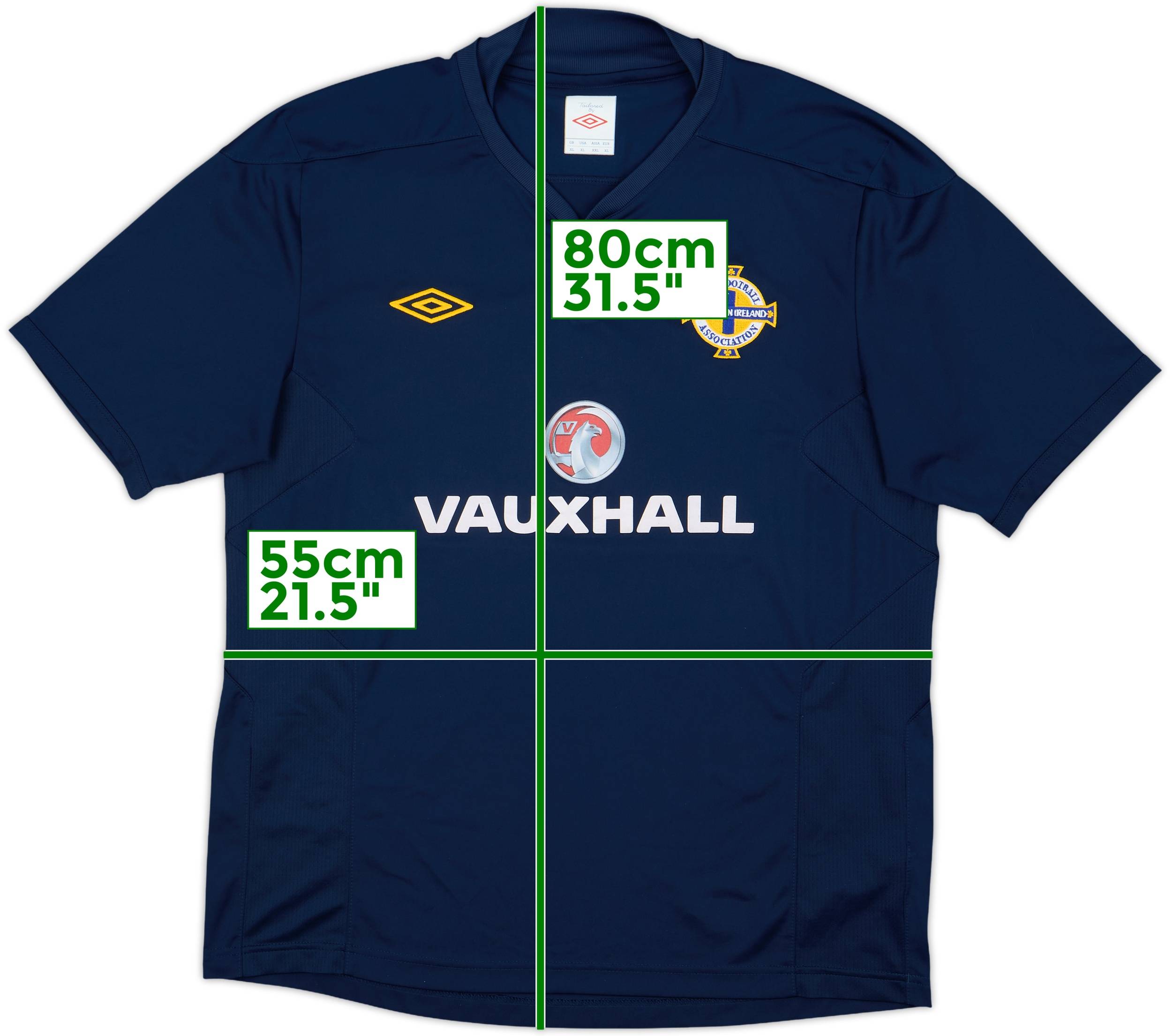 2010-11 Northern Ireland Umbro Training Shirt - 9/10 - (XL)