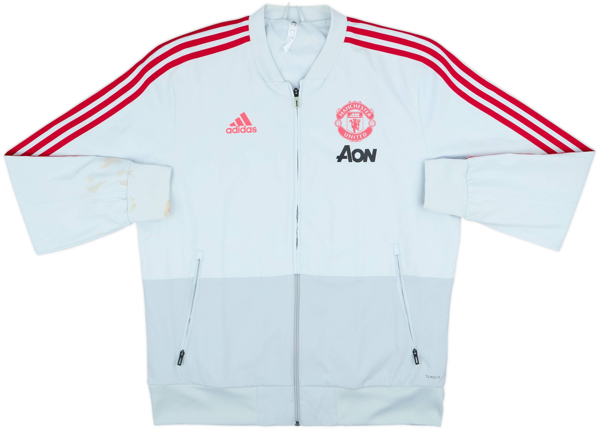 2018-19 Manchester United adidas Track Jacket - 8/10 - (L)