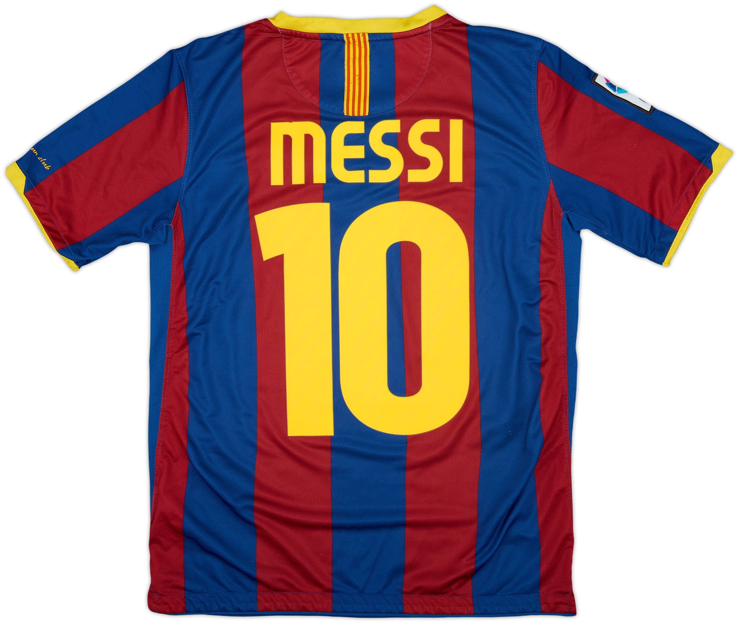 2010-11 Barcelona Home Shirt Messi #10 - 8/10 - (XL.Boys)