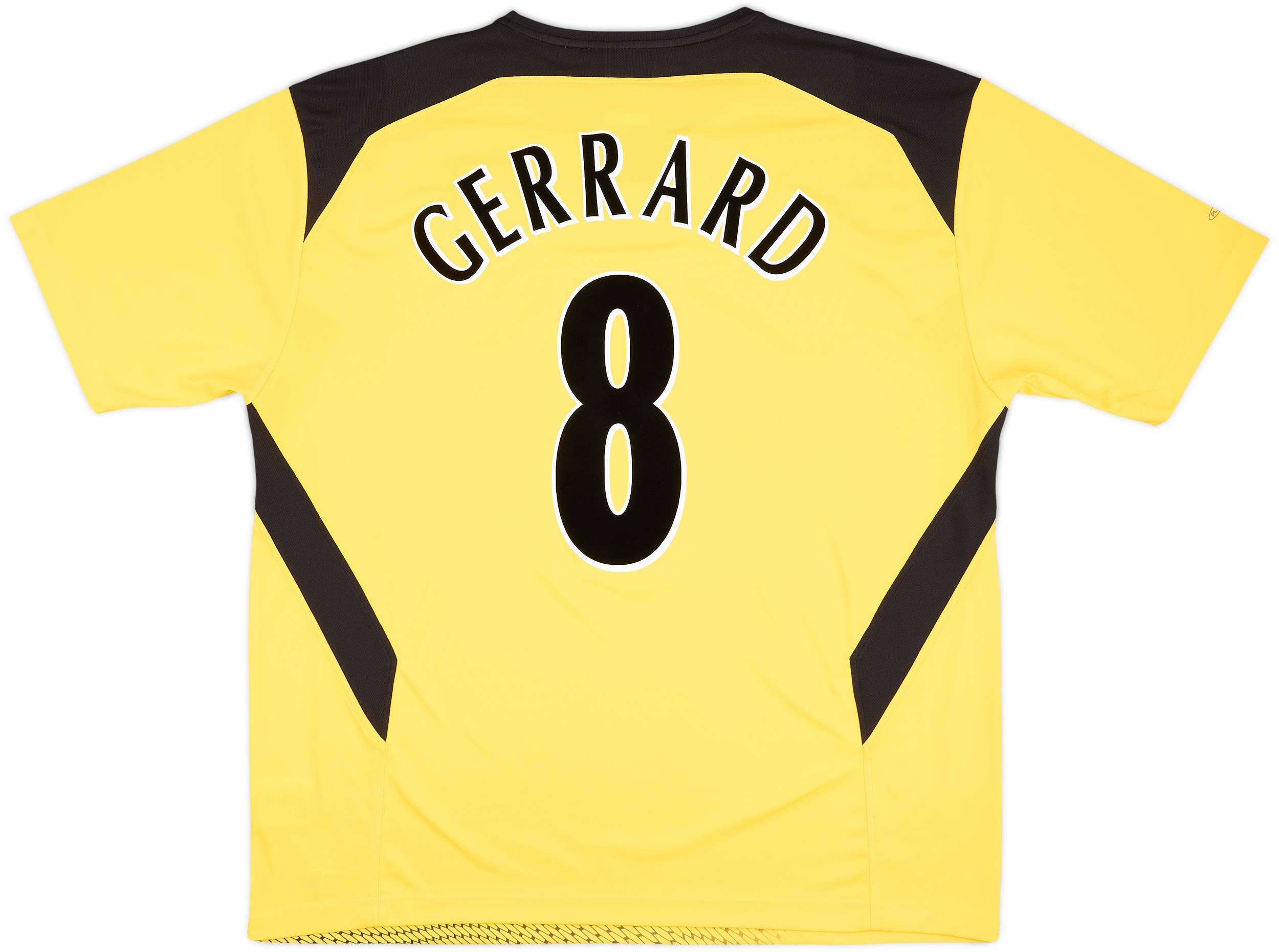 2004-06 Liverpool Away Shirt Gerrard #8 - 9/10 - (XL)