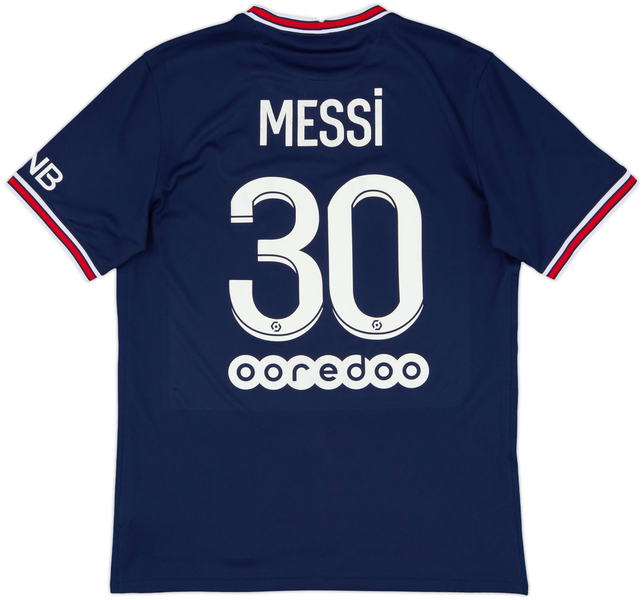 2021-22 Paris Saint-Germain Home Shirt Messi #30 - 7/10 - (M)
