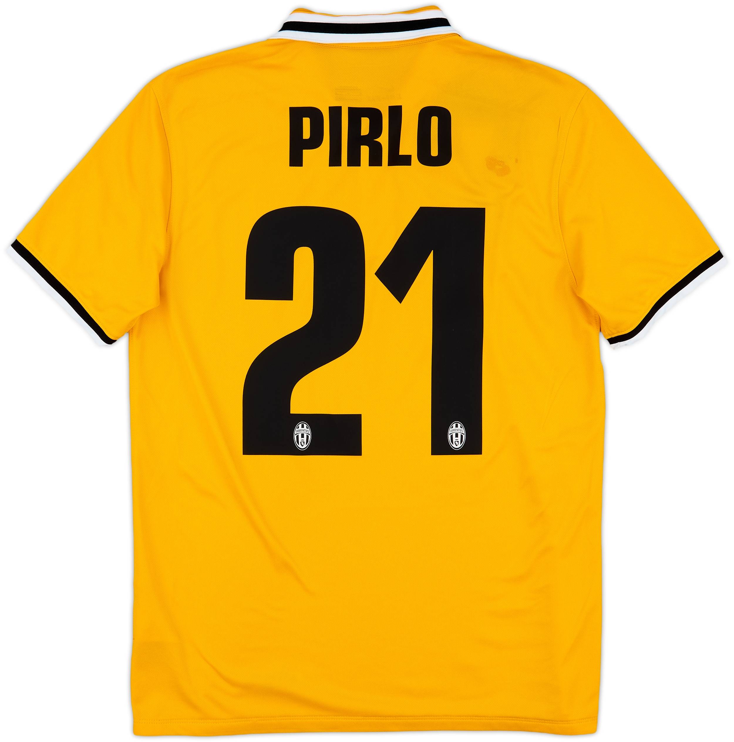 2013-14 Juventus Away Shirt Pirlo #21 - 7/10 - (M)