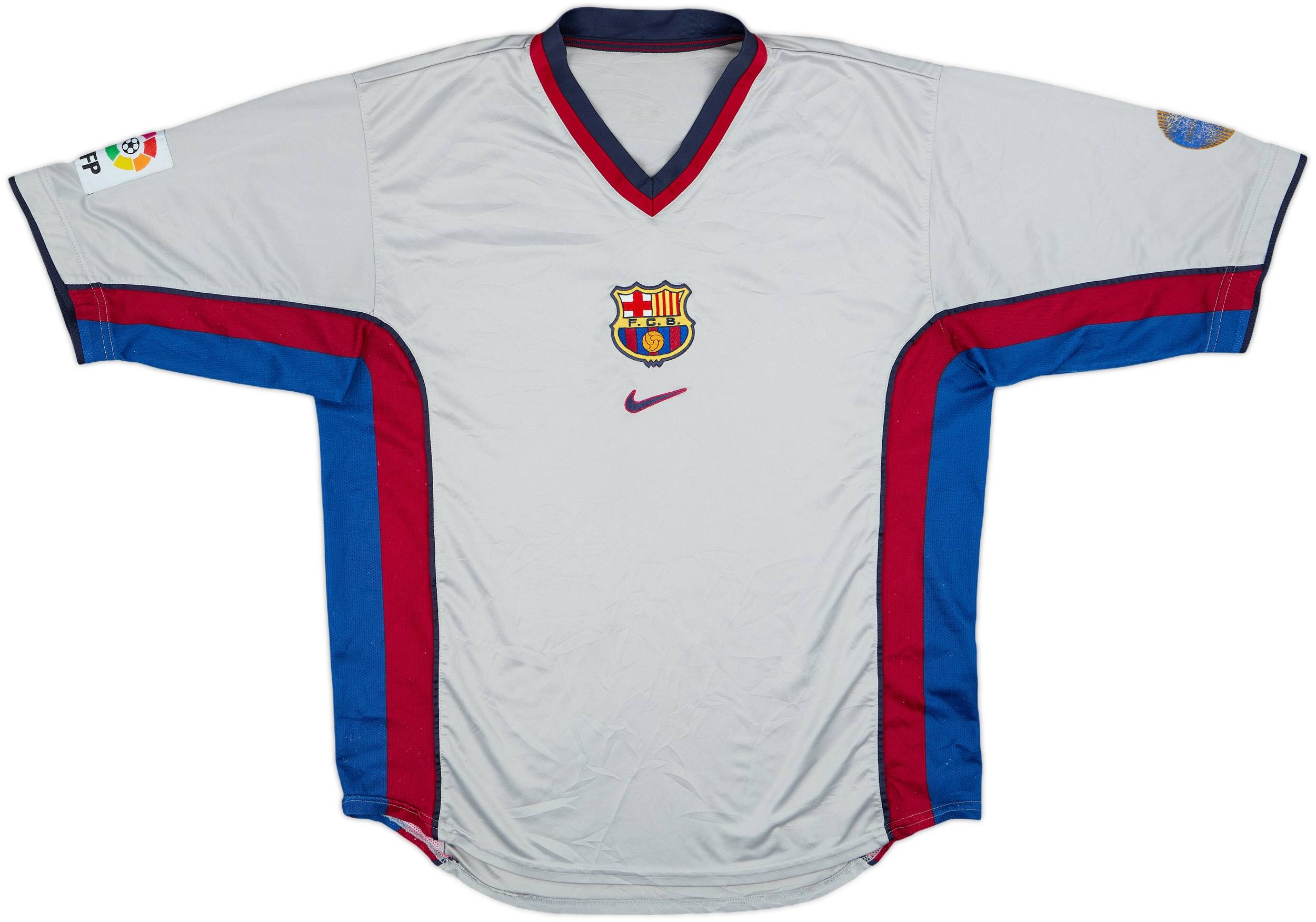 正規品Nike Barcelona 1999-01 Kluivert 9 XL 1999-00 Barcelona Nike Track Jacket - 8/10 - (M)