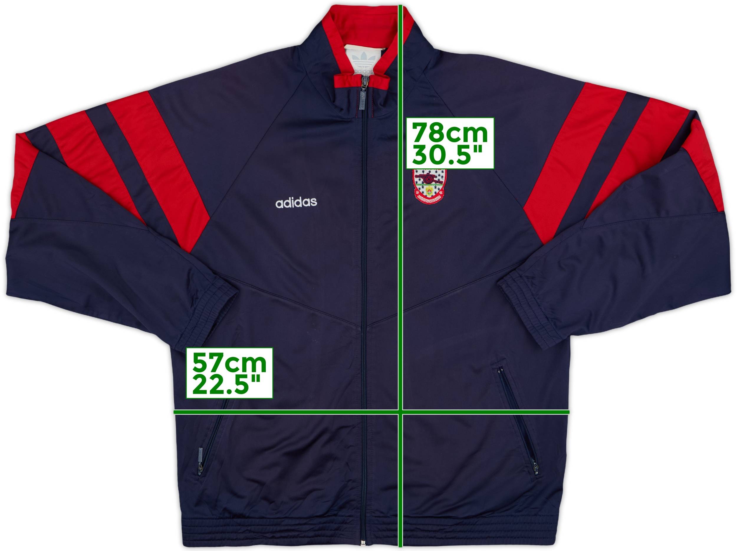 Arsenal Retro ナイロンジャケット 1992-93 Arsenal adidas Track Jacket - 8/10 - (M/L)
