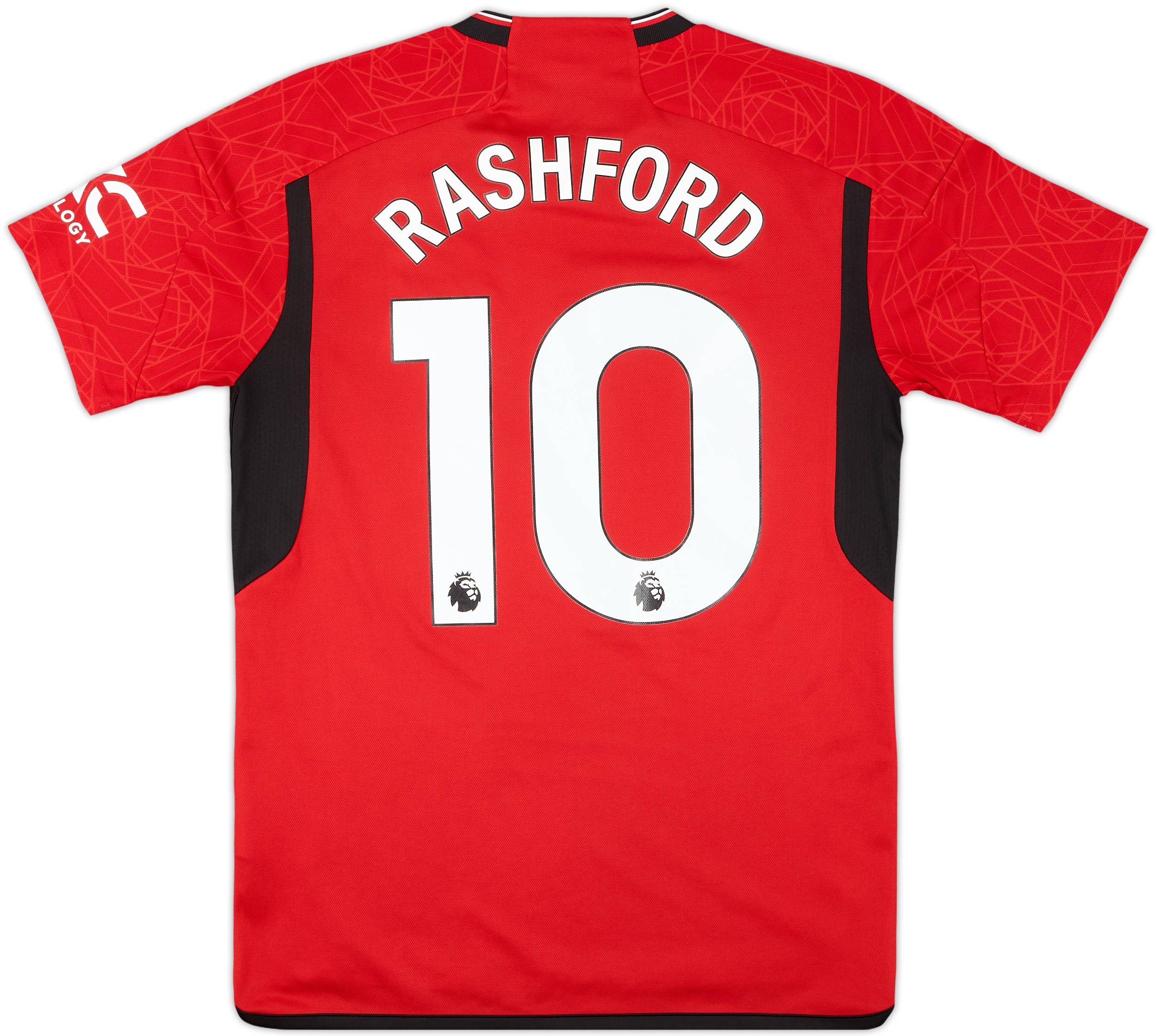 Manchester United Rashford 10 ユニフォーム 2023-24 Manchester United Home Shirt Rashford #10 - 8/10 - (M)