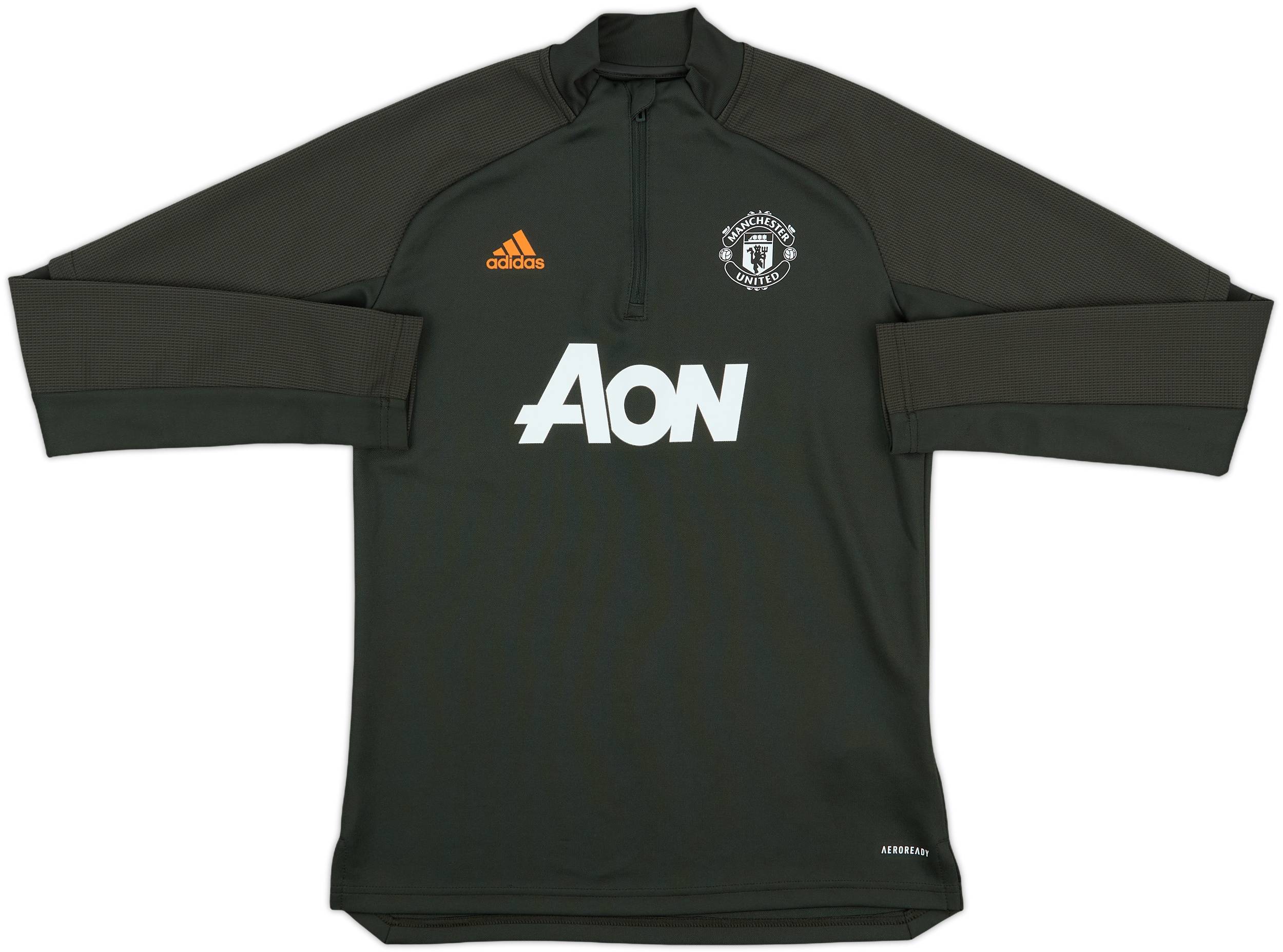 2020-21 Manchester United adidas 1/4 Zip Drill Top - 8/10