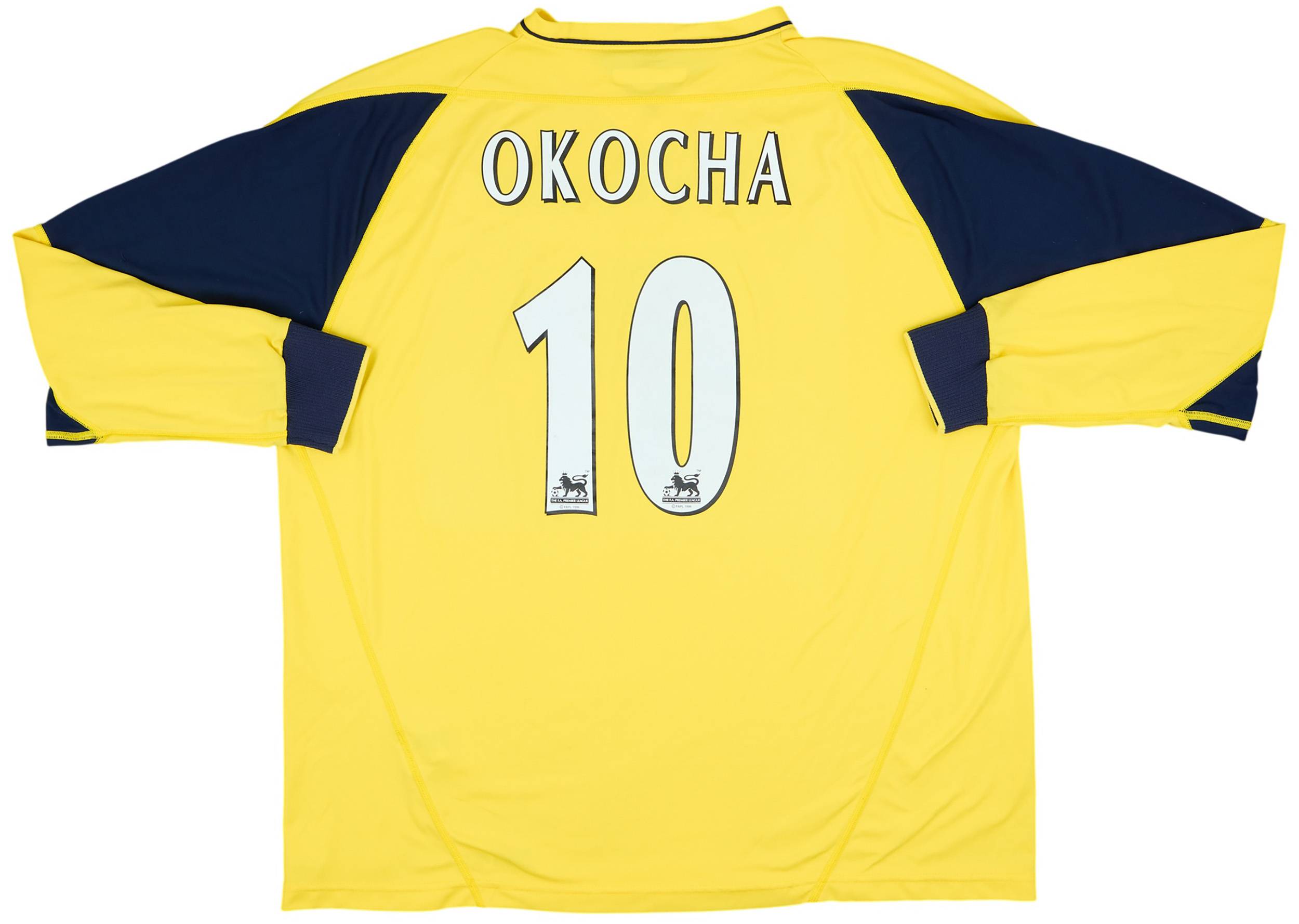 2002-03 Bolton Away L/S Shirt Okocha #10 - 8/10 - (XXL)