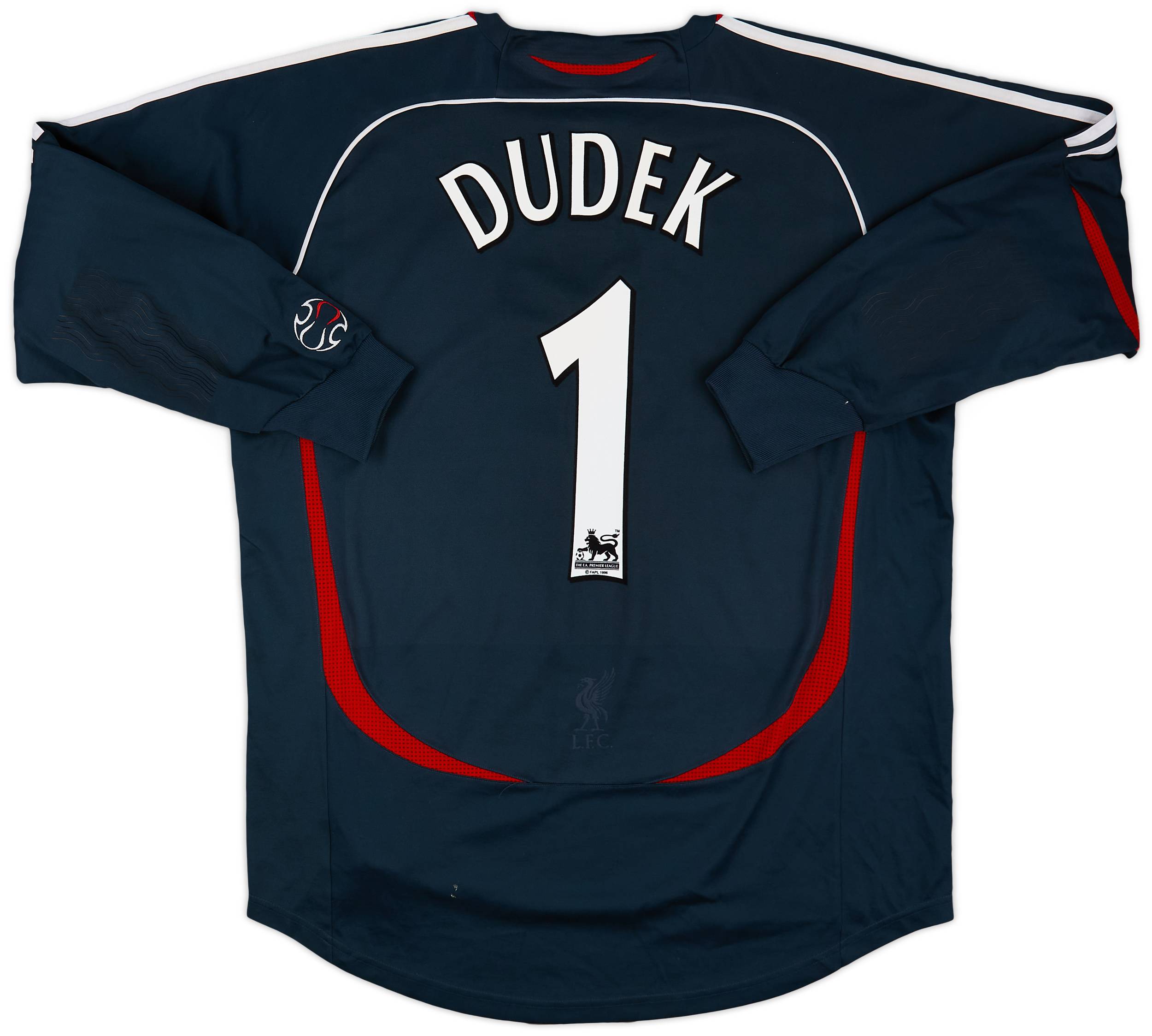 2006-07 Liverpool GK Shirt Dudek #1 - 6/10 - (L)