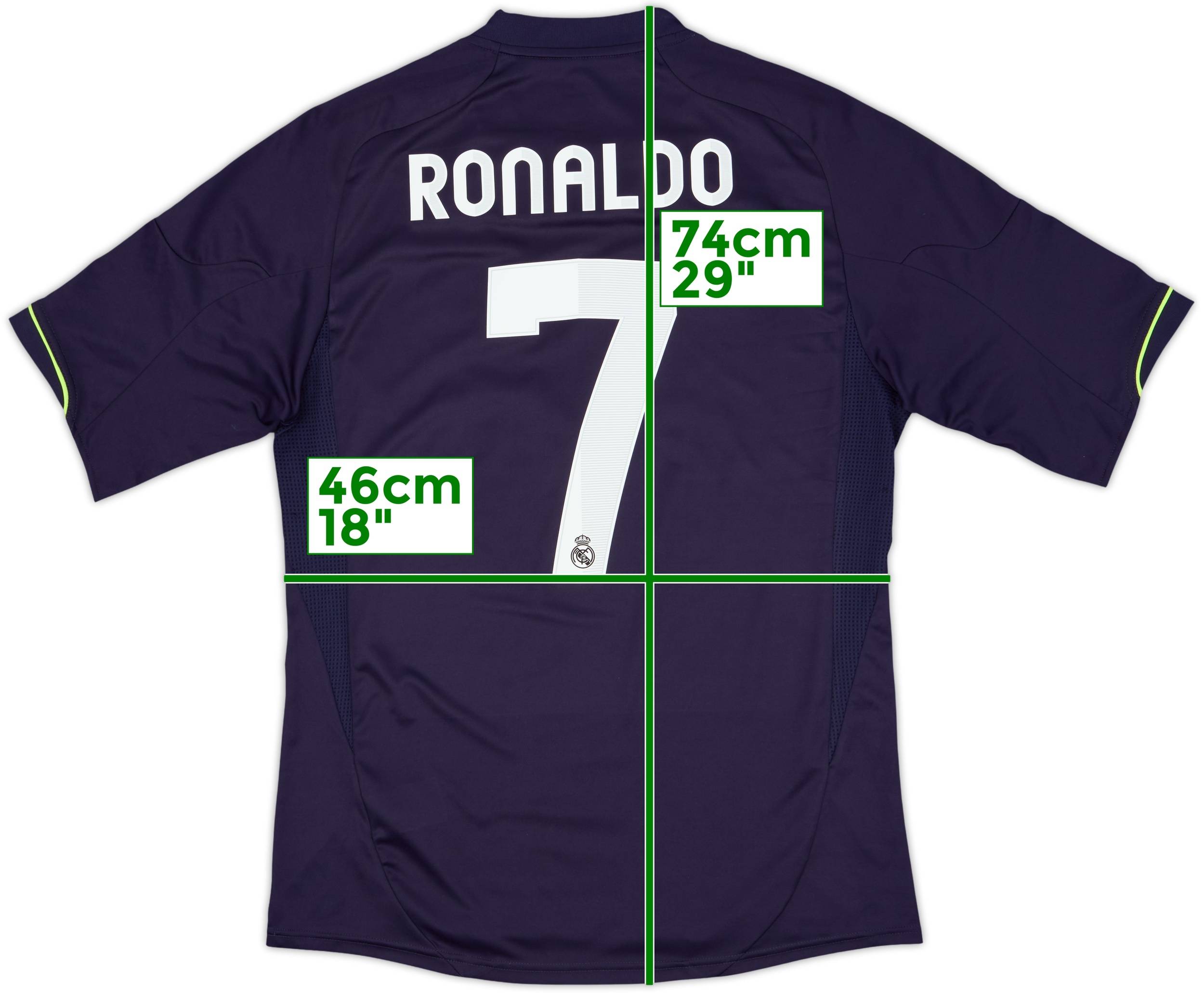 2012-13 Real Madrid Away Shirt Ronaldo #7 - 6/10 - (M)