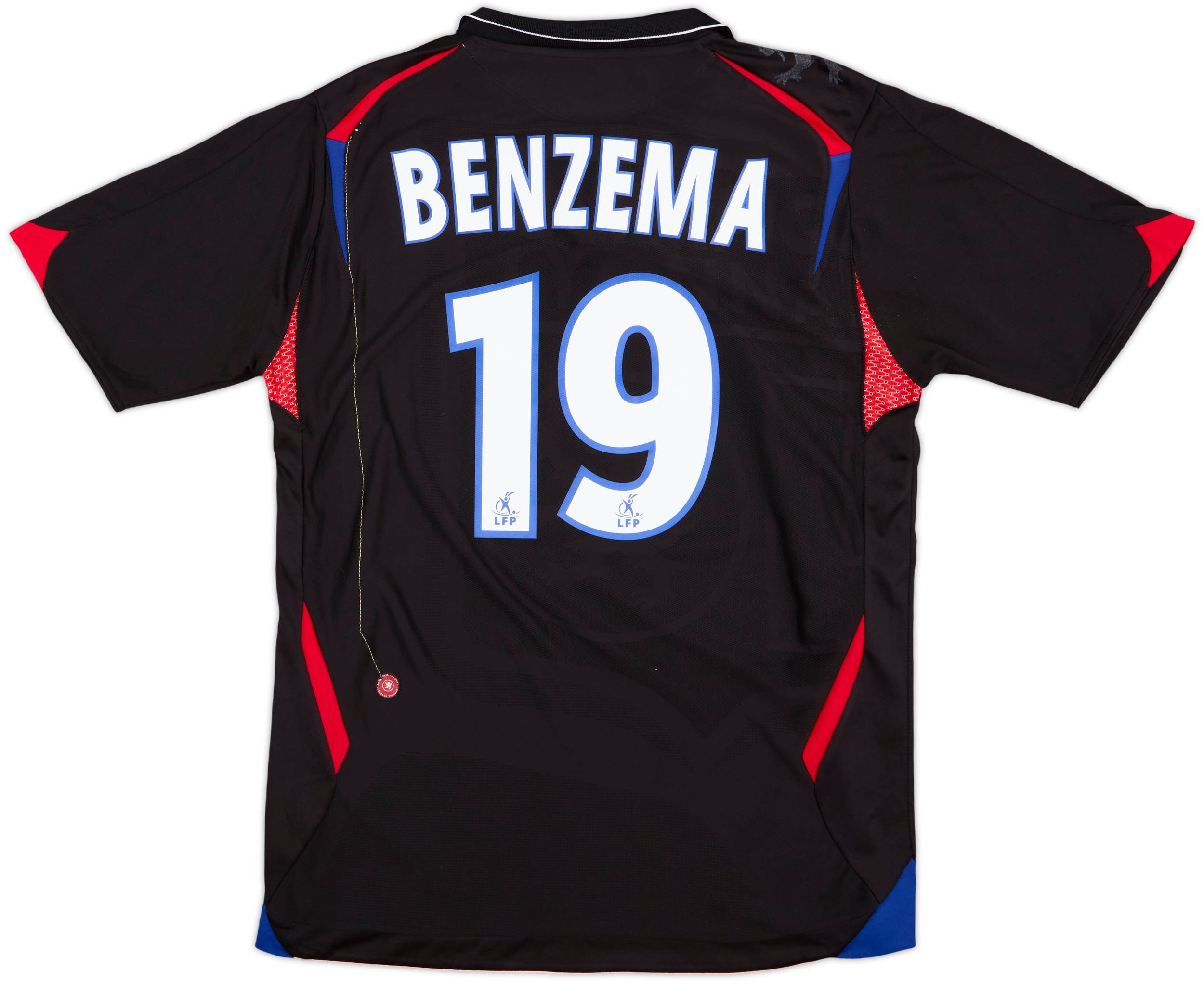 2006-07 Lyon Third Shirt Benzema #19 - 6/10 - (M)