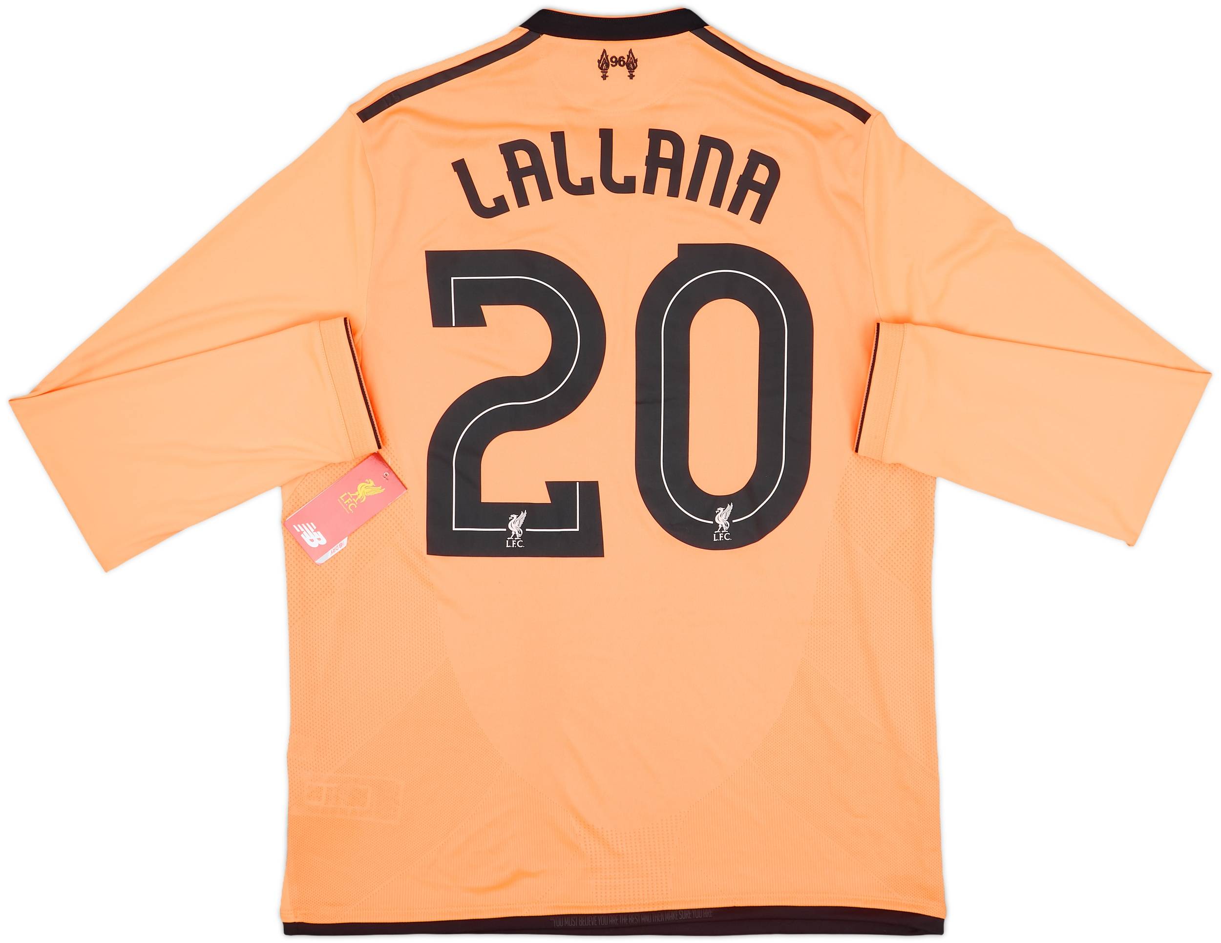 2017-18 Liverpool 125 Years Third L/S Shirt Lallana #20 (L)