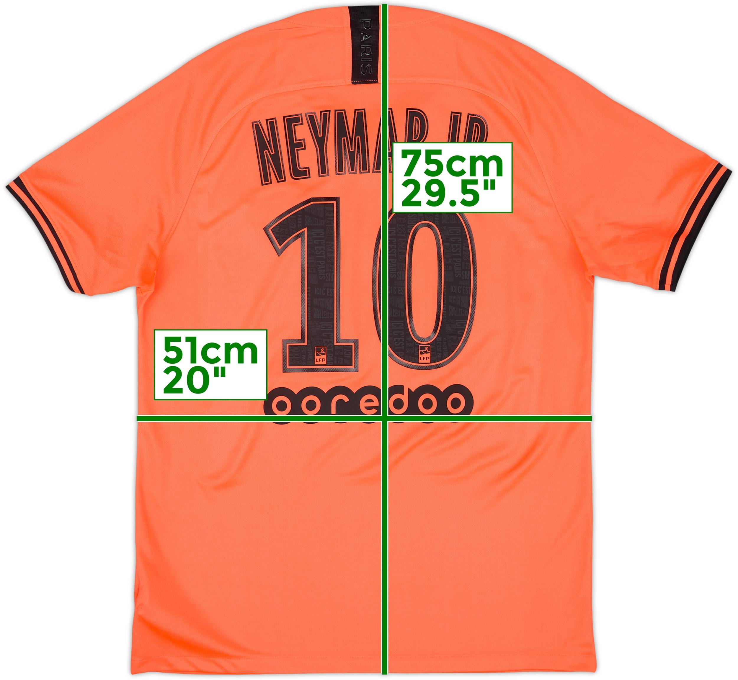 2019-20 Paris Saint-Germain Away Shirt Neymar Jr #10 - 9/10 - (L)