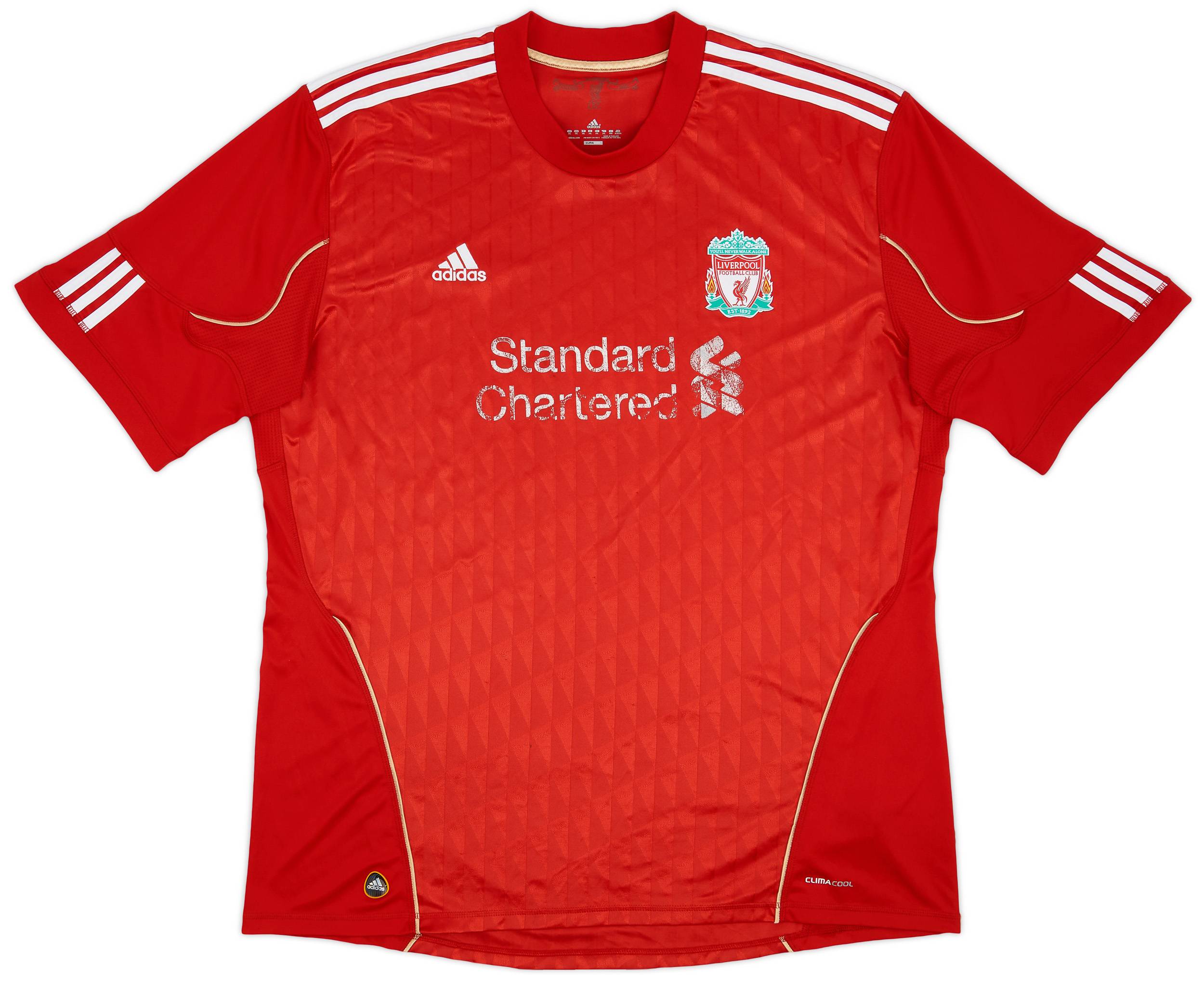 2010-12 Liverpool Home Shirt - 4/10 - (3XL)