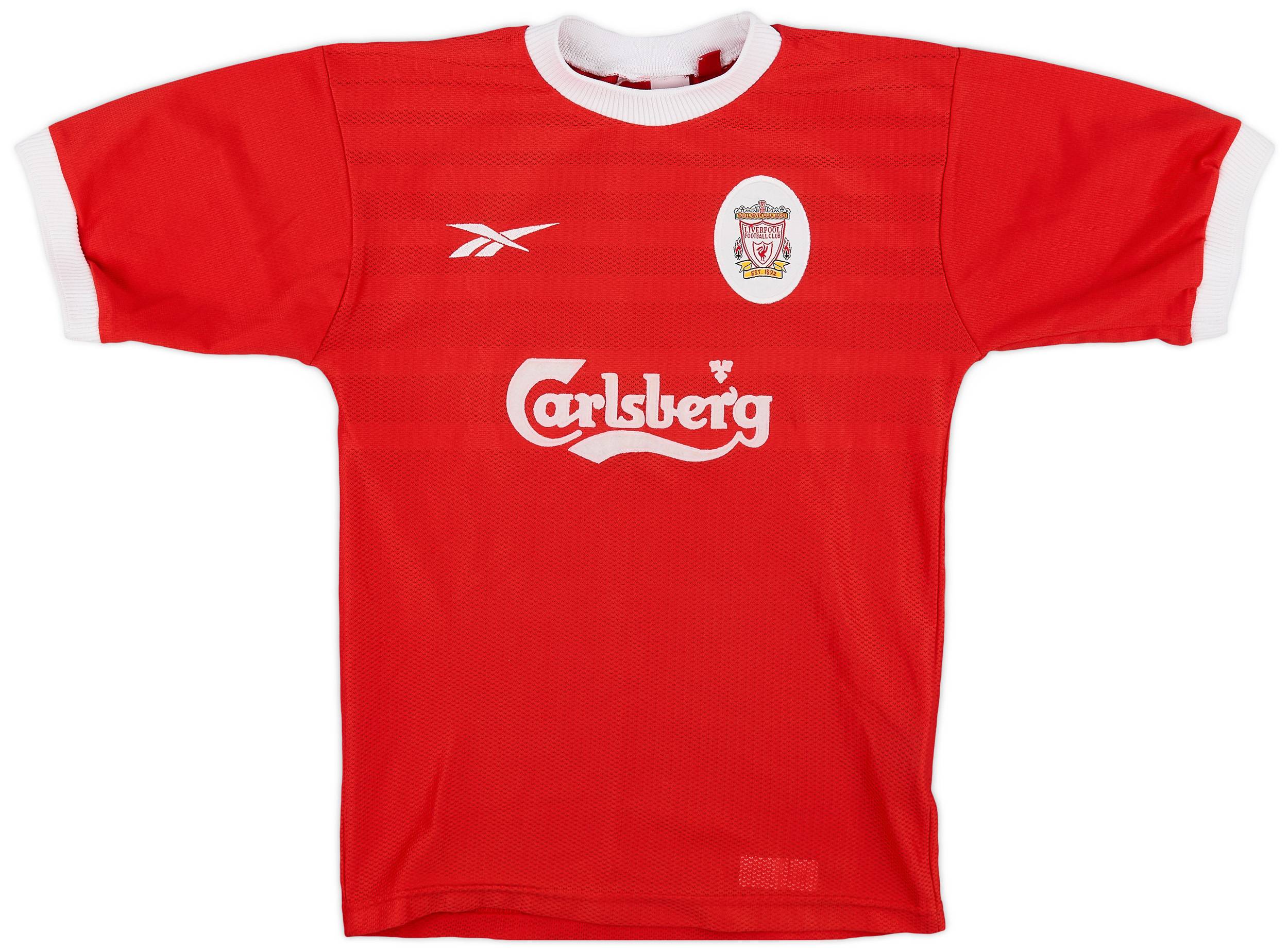 1998-00 Liverpool Home Shirt - 8/10 - (L.Boys)