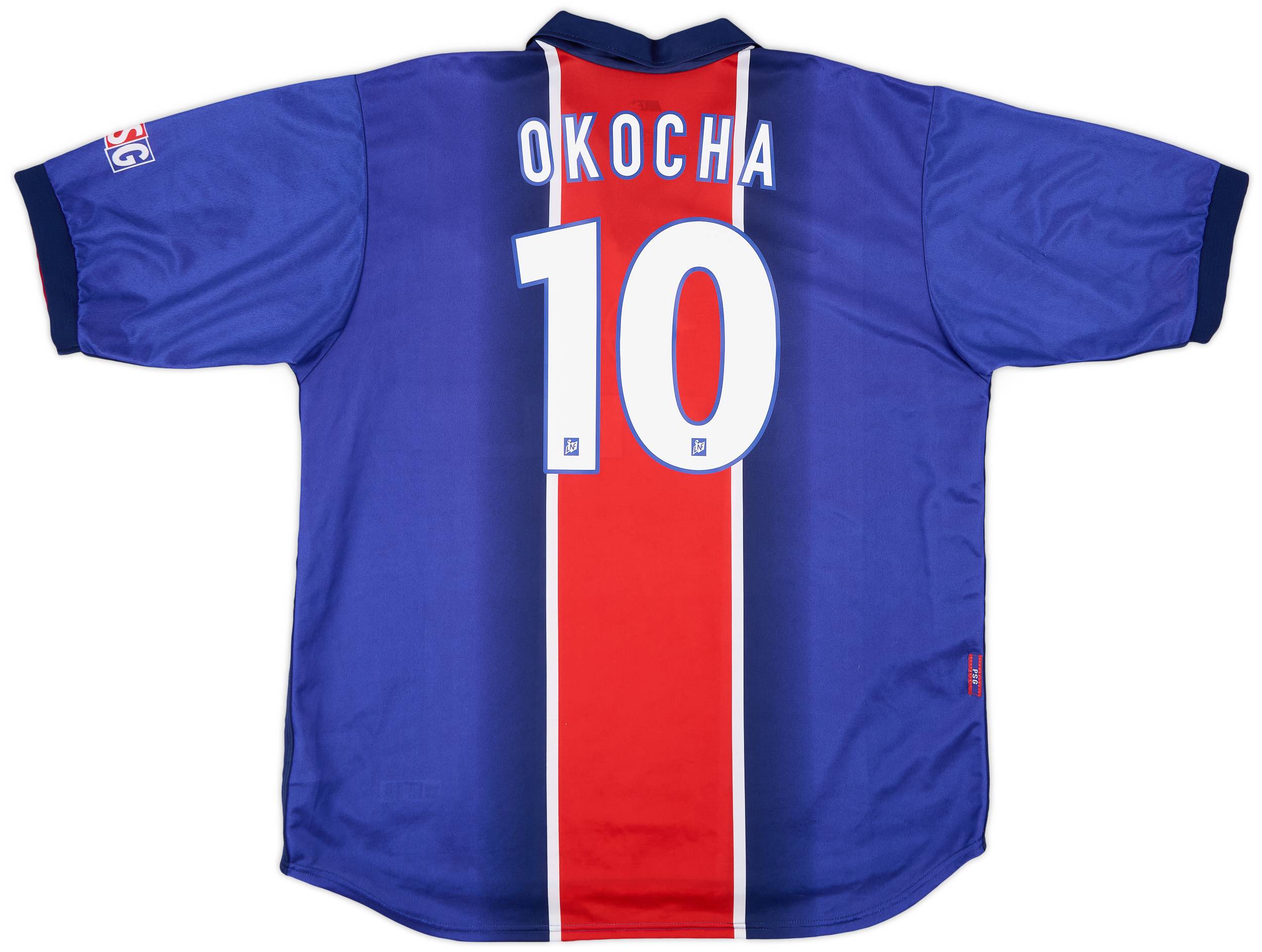 1998-99 Paris Saint-Germain Home Shirt Okocha #10 - 8/10 - (XL)