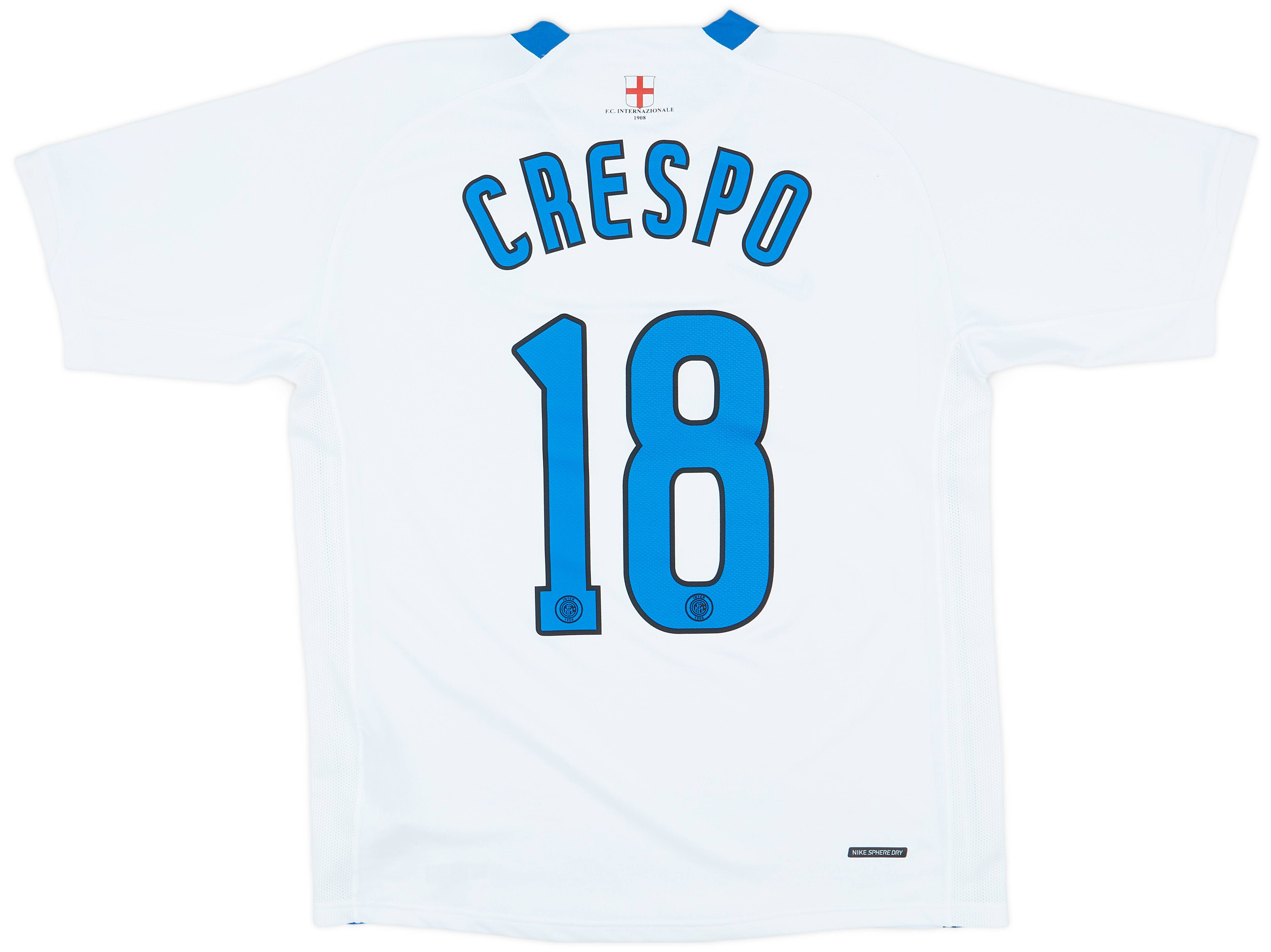 2006-07 Inter Milan Away Shirt Crespo #18 - 9/10 - (M)
