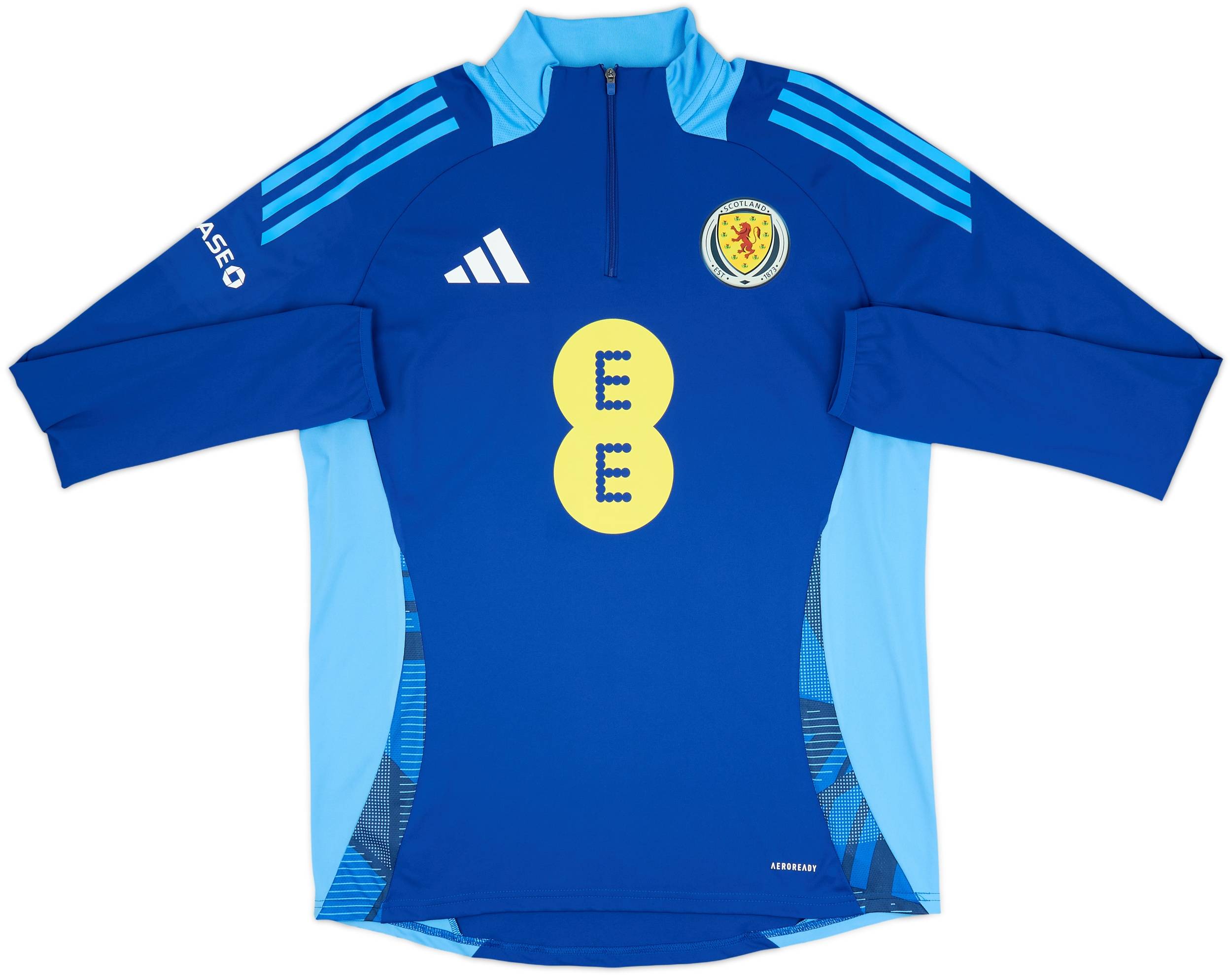 2024-25 Scotland Player Issue 1/4 Zip Training Top - As New