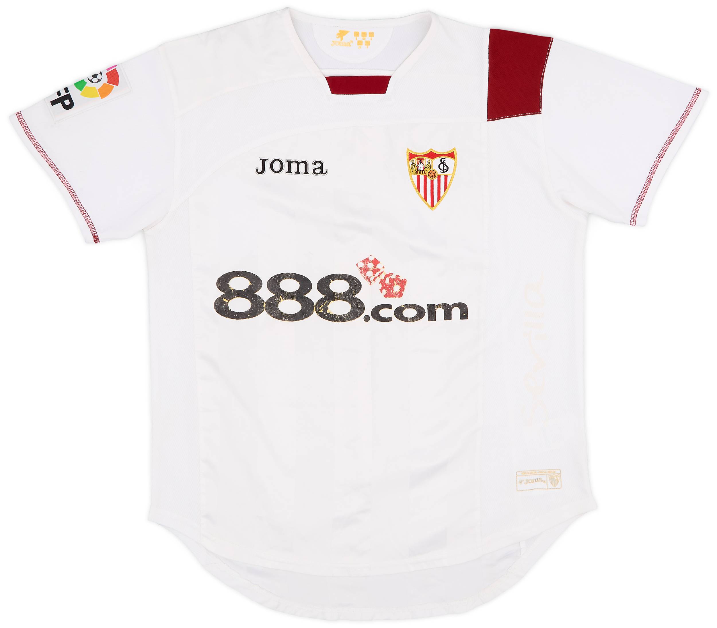 2007-08 Sevilla Home Shirt - 4/10 - (L)