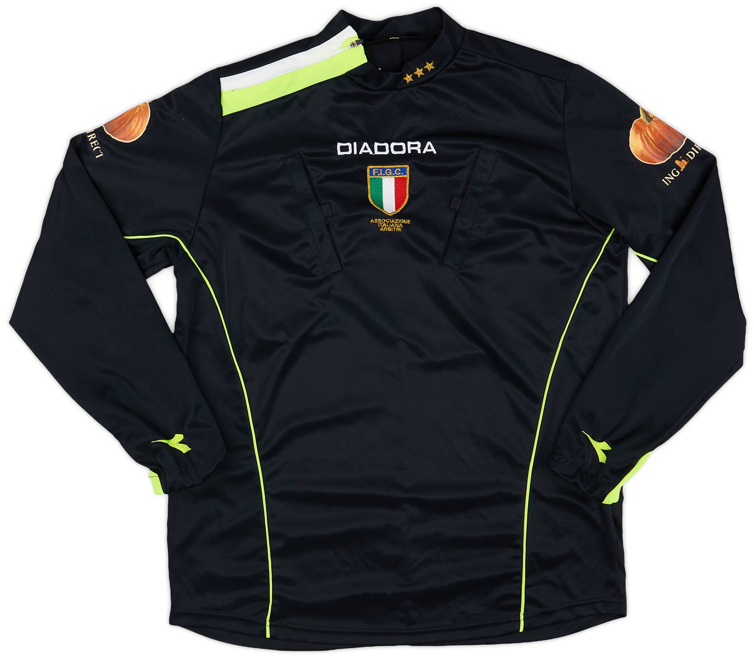 2010s Italy Diadora Referee L/S Shirt - 8/10 - (L)