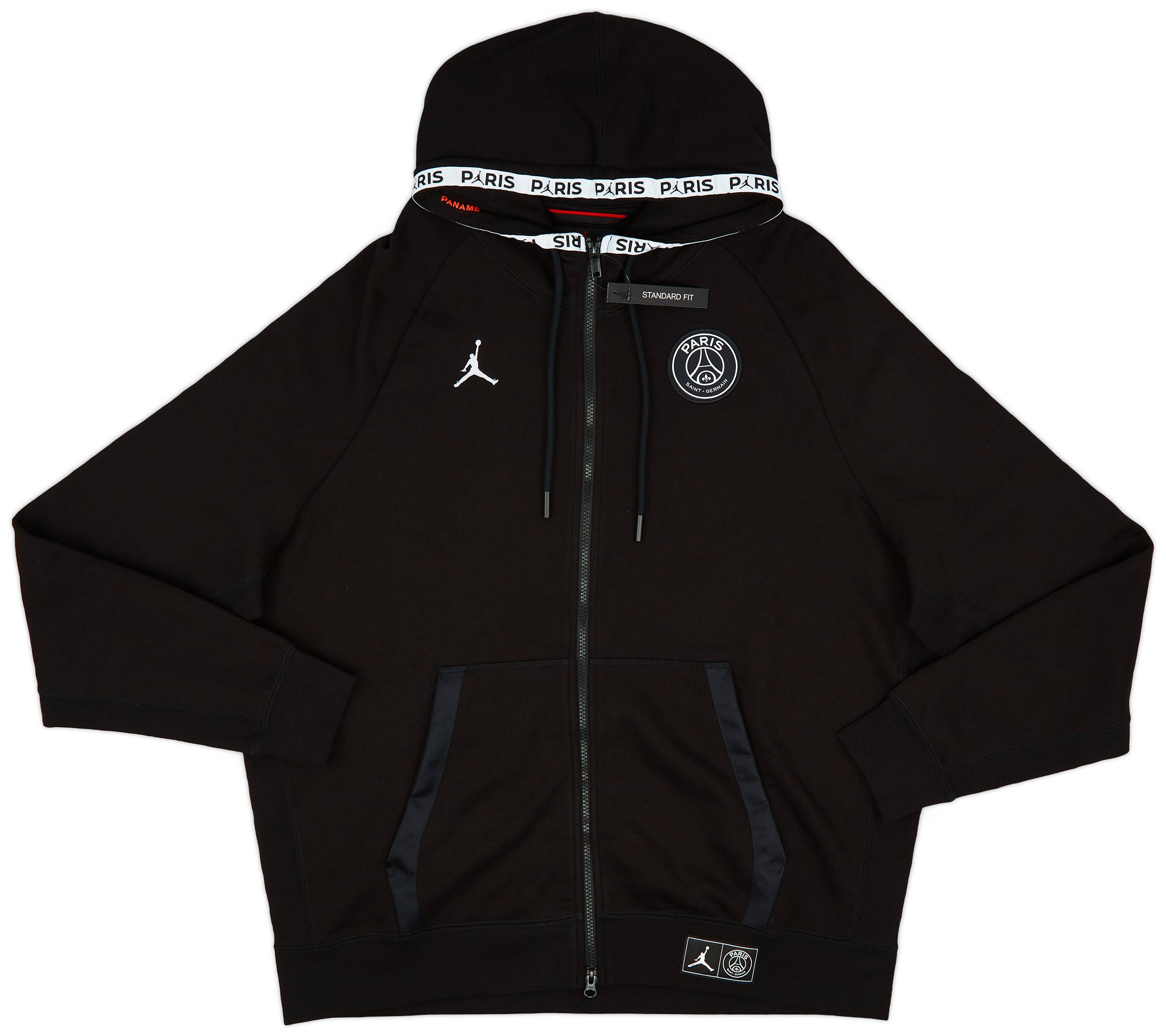 2019 20 Paris Saint Germain x Air Jordan Fleece Hooded Jacket XXL