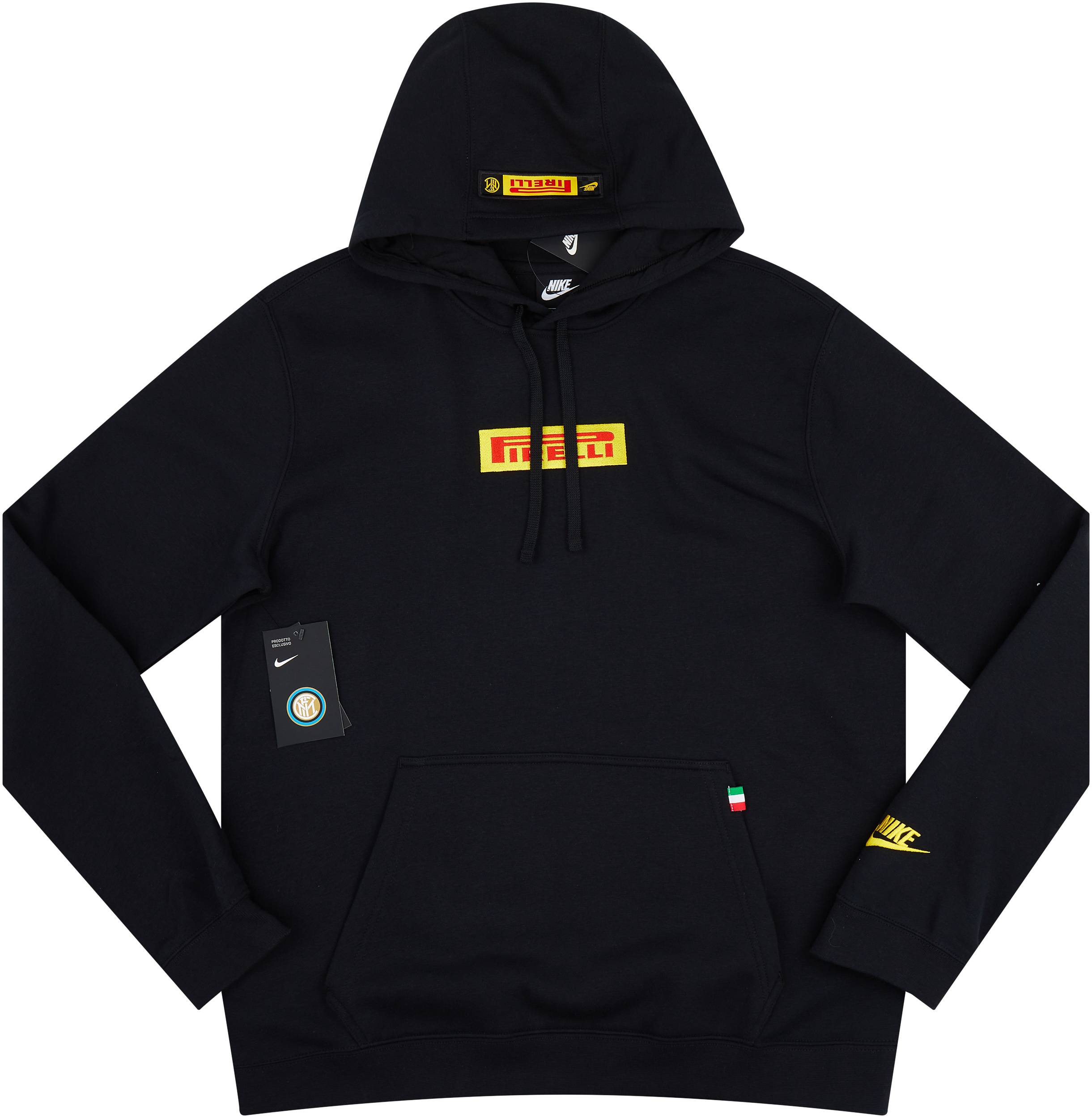 2019 20 Inter Milan Nike Hooded Sweat Top NEW