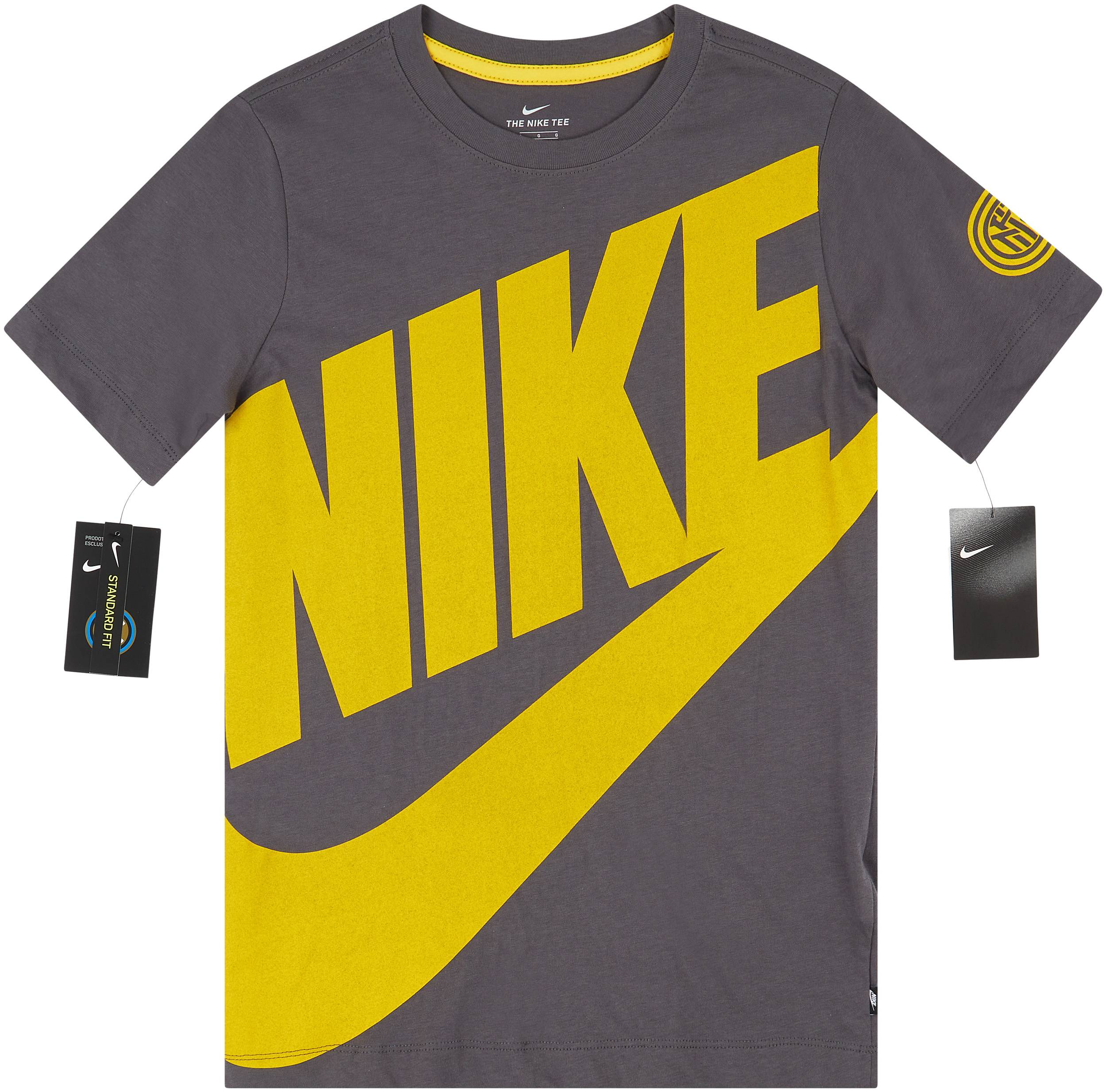 2019-20 Inter Milan Nike Logo Tee - 8/10 - KIDS