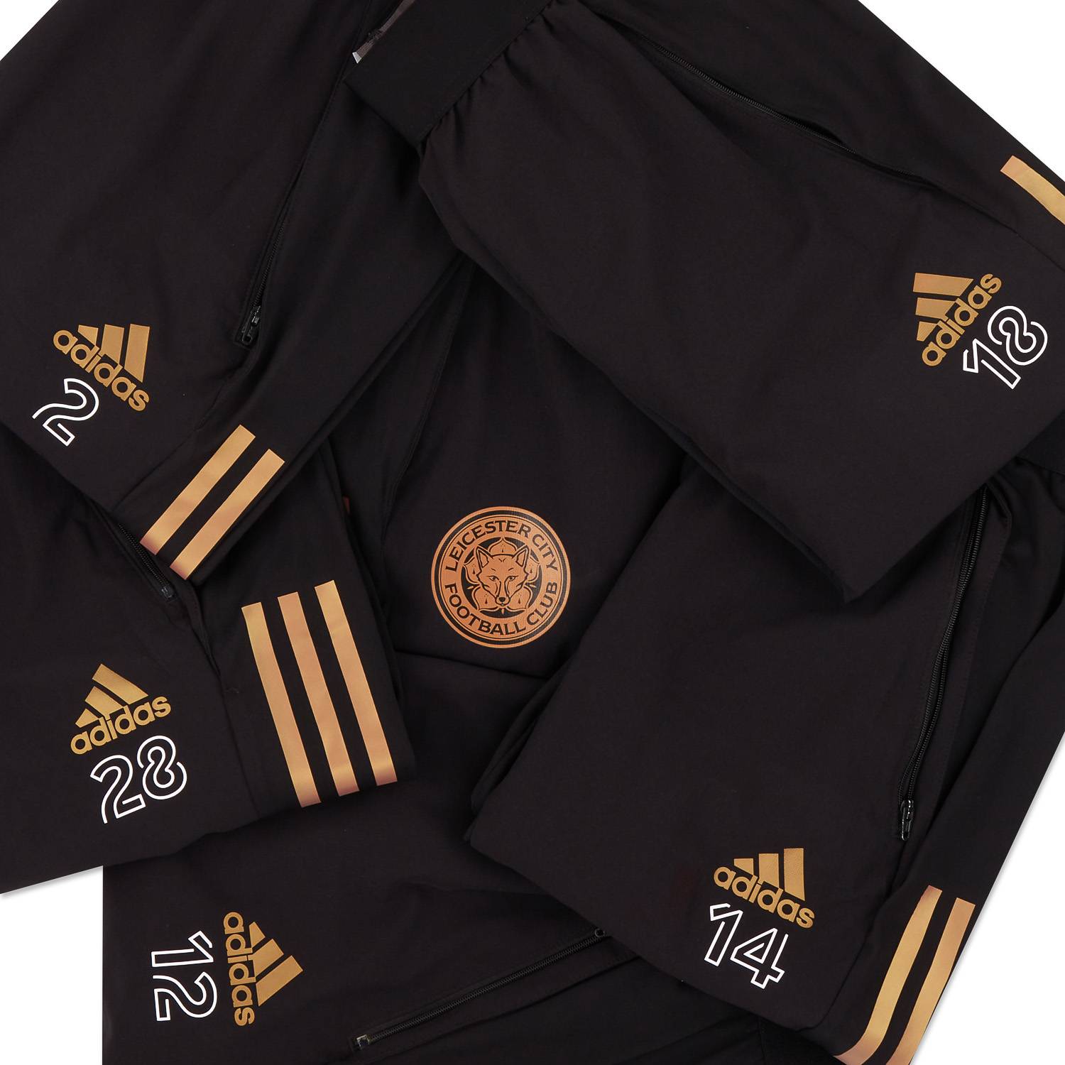 2021-22 Leicester Player Worn Training Pants/Bottoms # (Excellent)