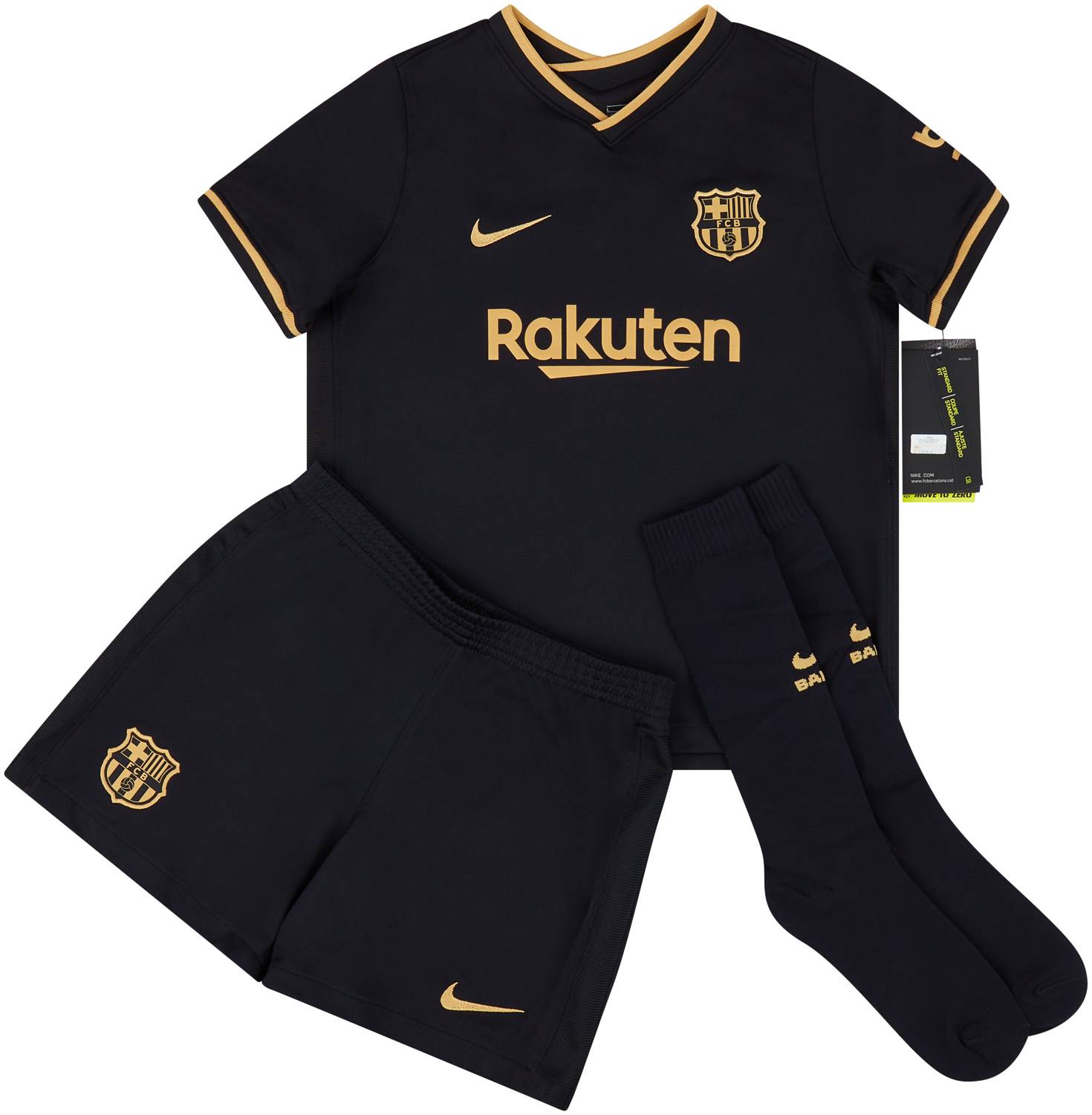 2020-21 Barcelona Away Full Kit - NEW - (KIDS)