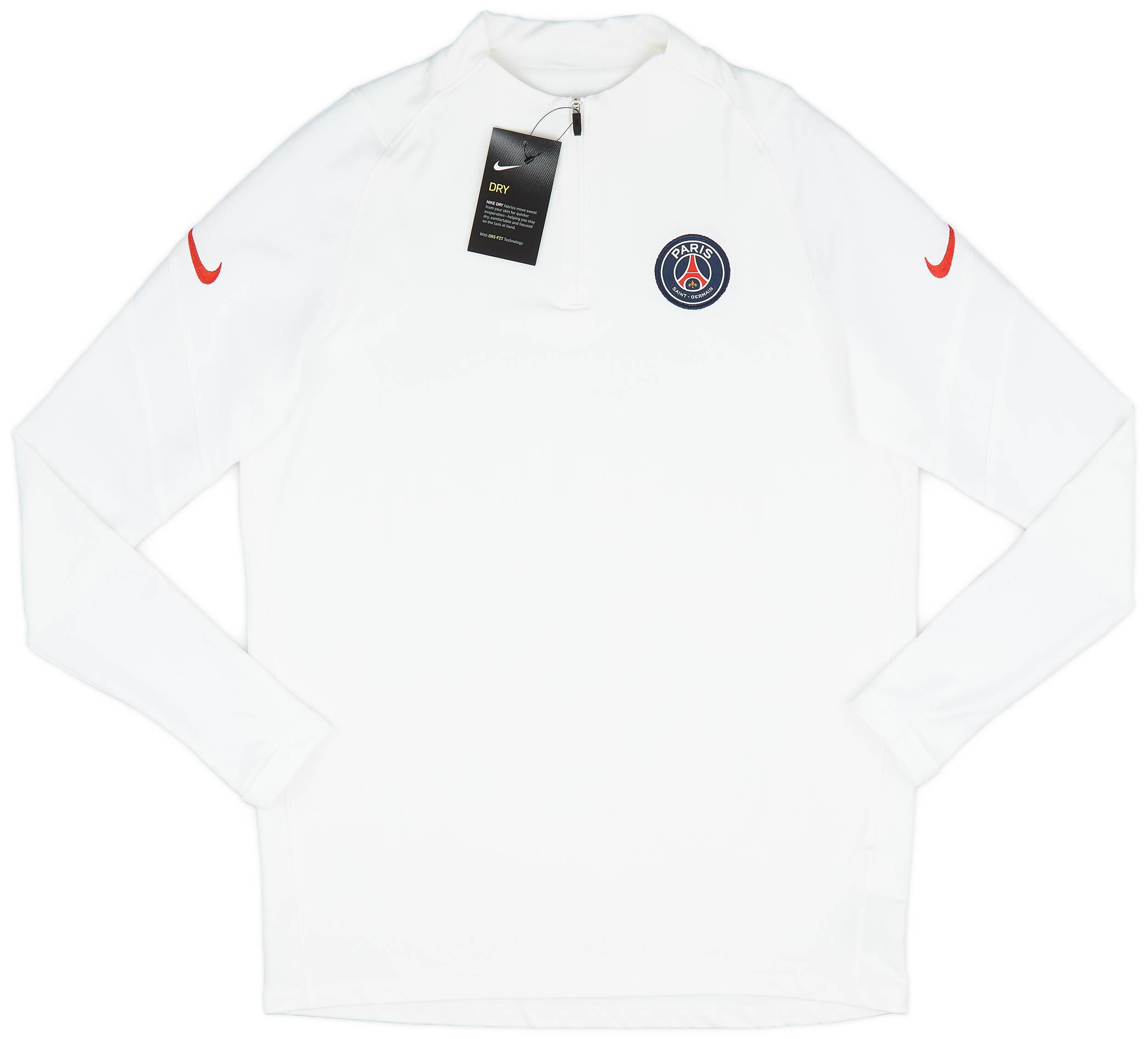 Psg white training top best sale