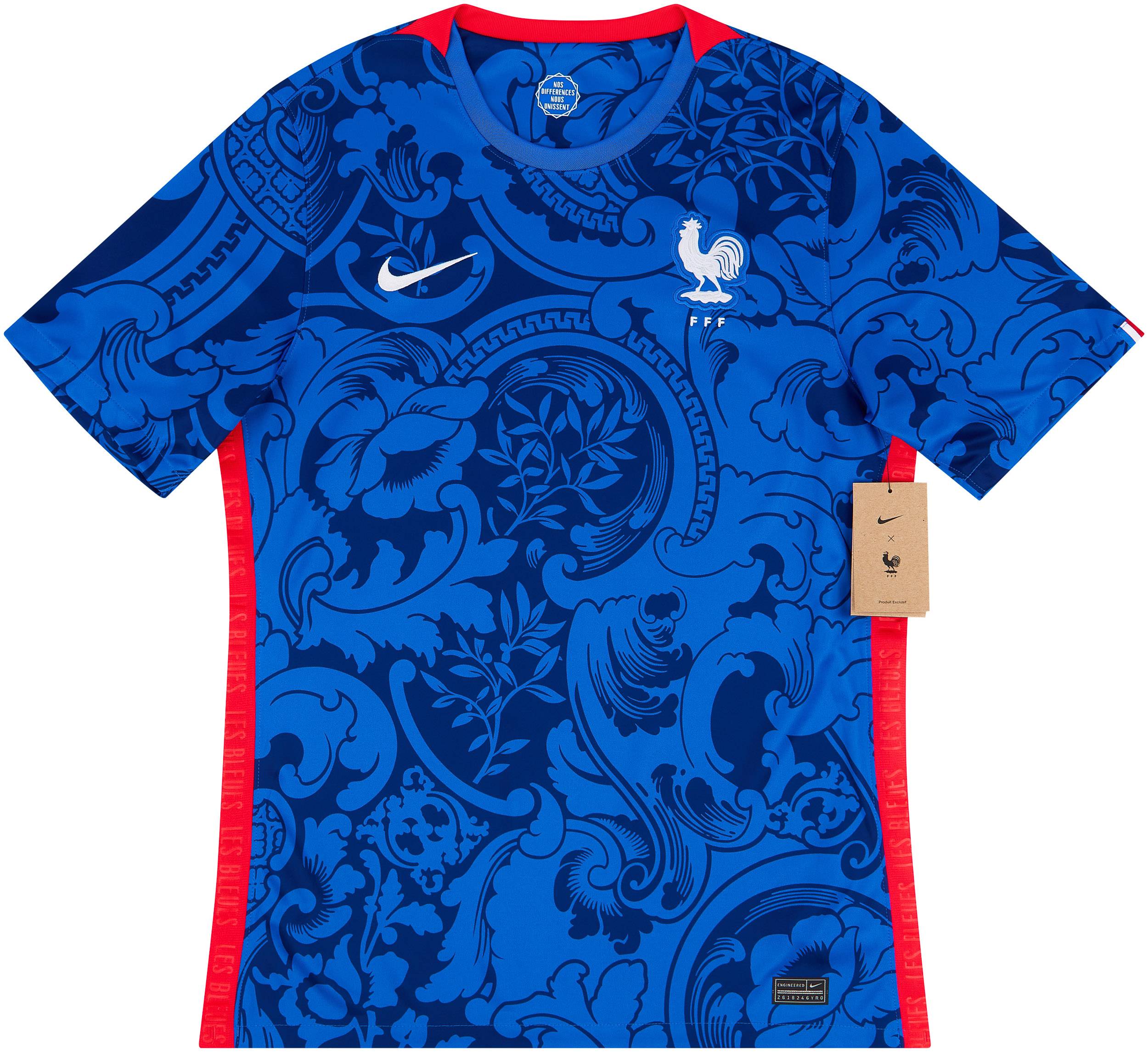 2022-23 France Women's Home Shirt (Mens Fit)