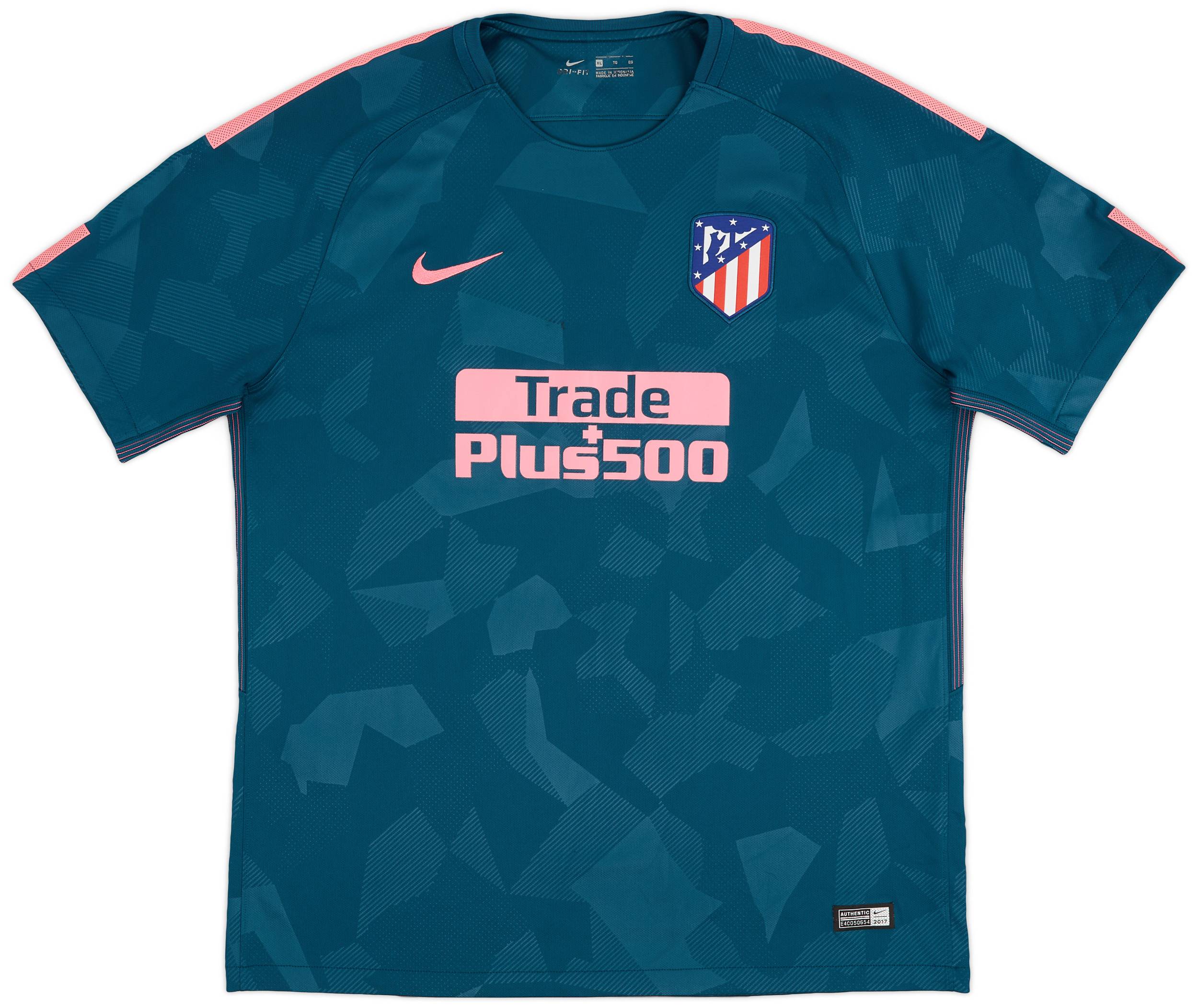 2017-18 Atletico Madrid Third Shirt - 8/10 - (XL)