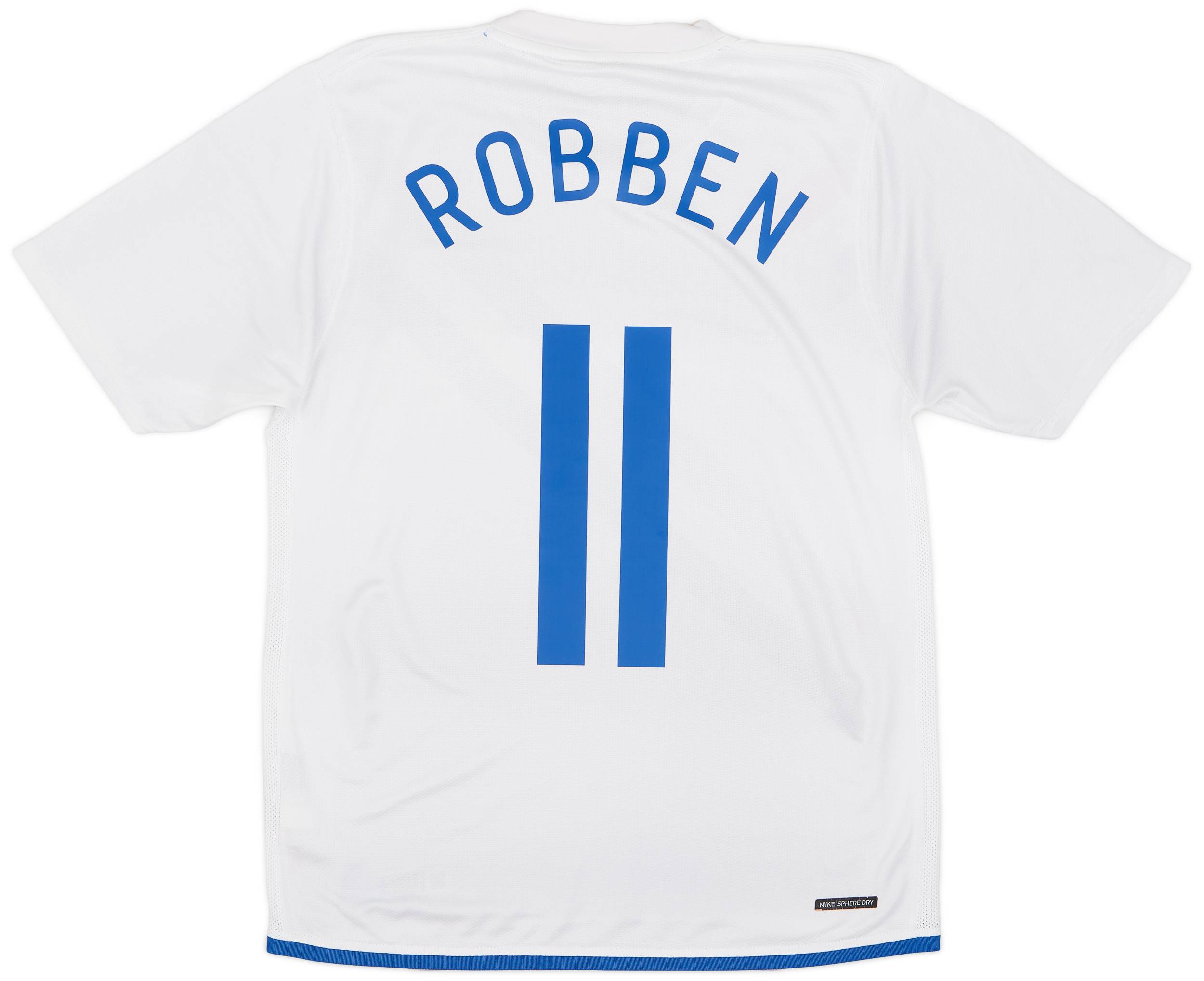 2006-08 Netherlands Away Shirt Robben #11 - 7/10 - (S)