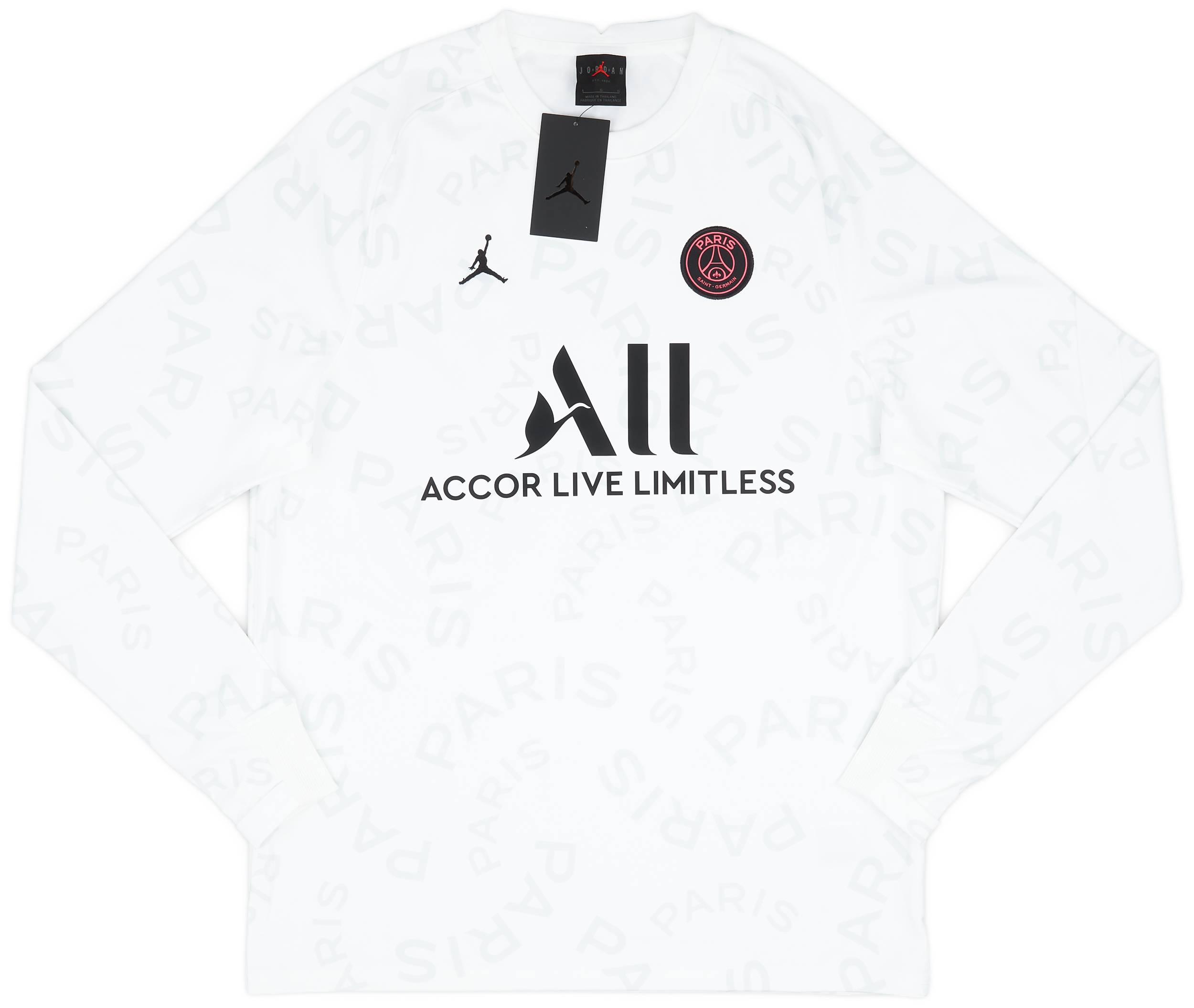 2020 21 Paris Saint Germain x Air Jordan Player Issue Warm Up Top