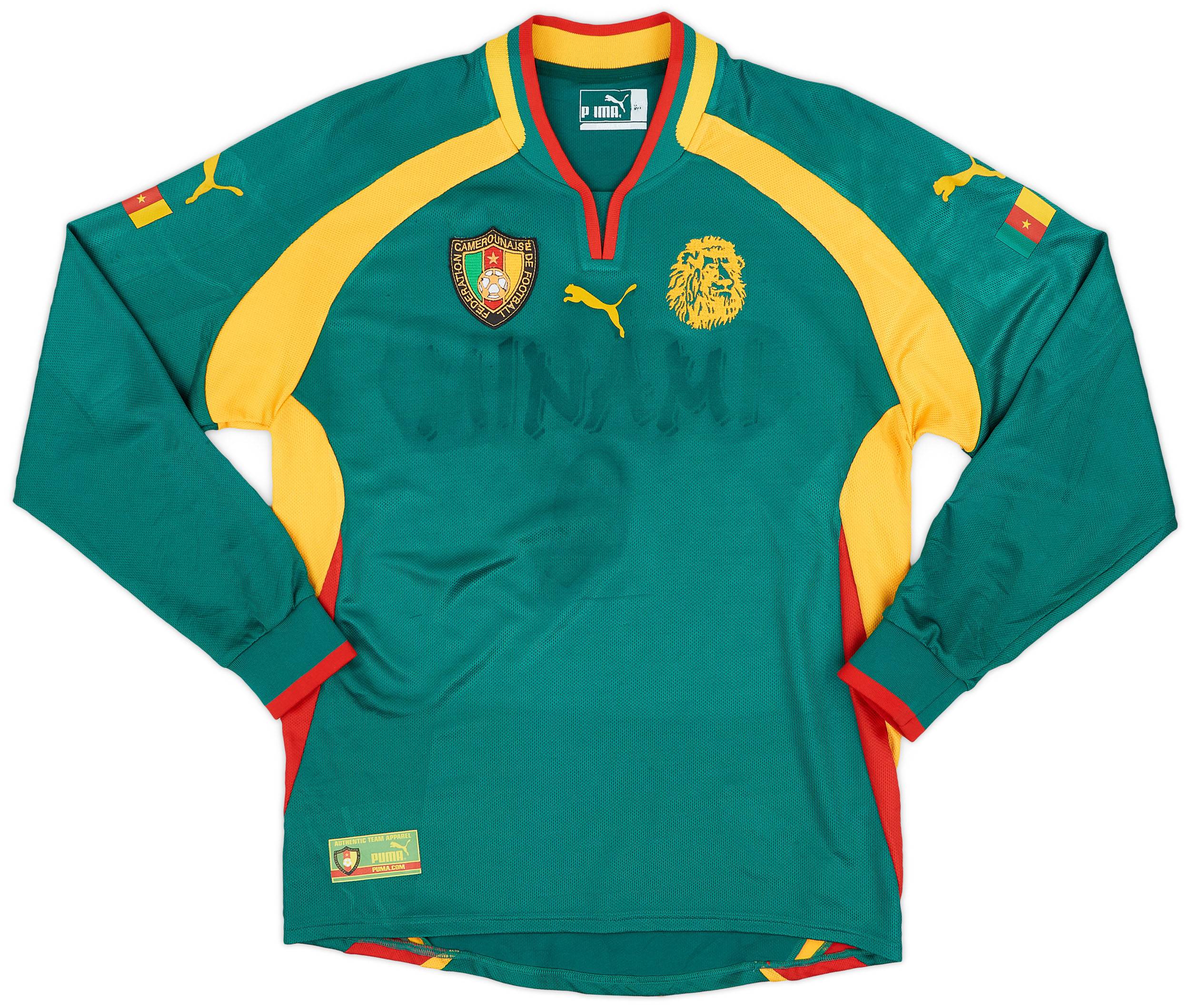 2000 02 Cameroon Home L S Shirt 4 10 S