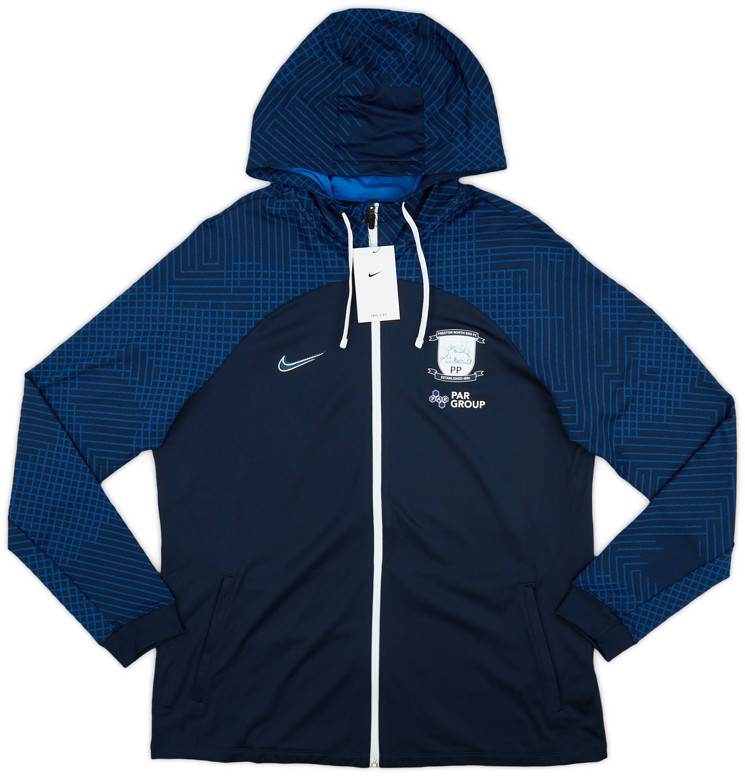 2022-23 Preston North End Nike Hooded Jacket  (XL)