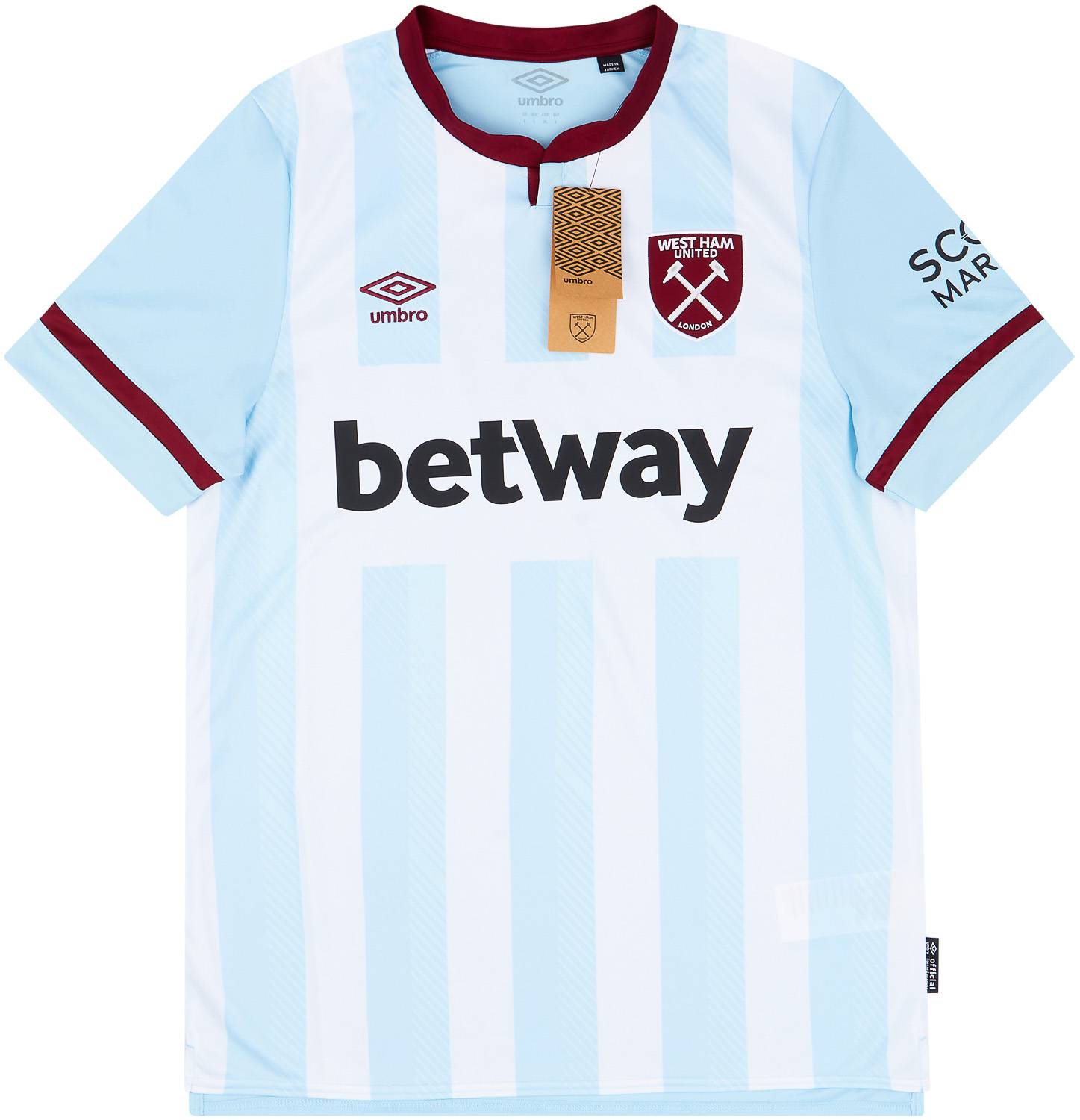 2021-22 West Ham Away Shirt