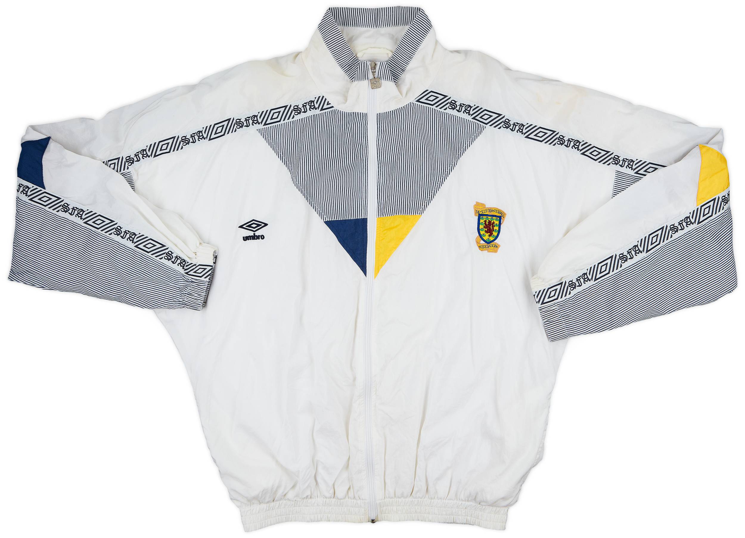 1990-92 Scotland Umbro Track Jacket - 9/10 - (L)