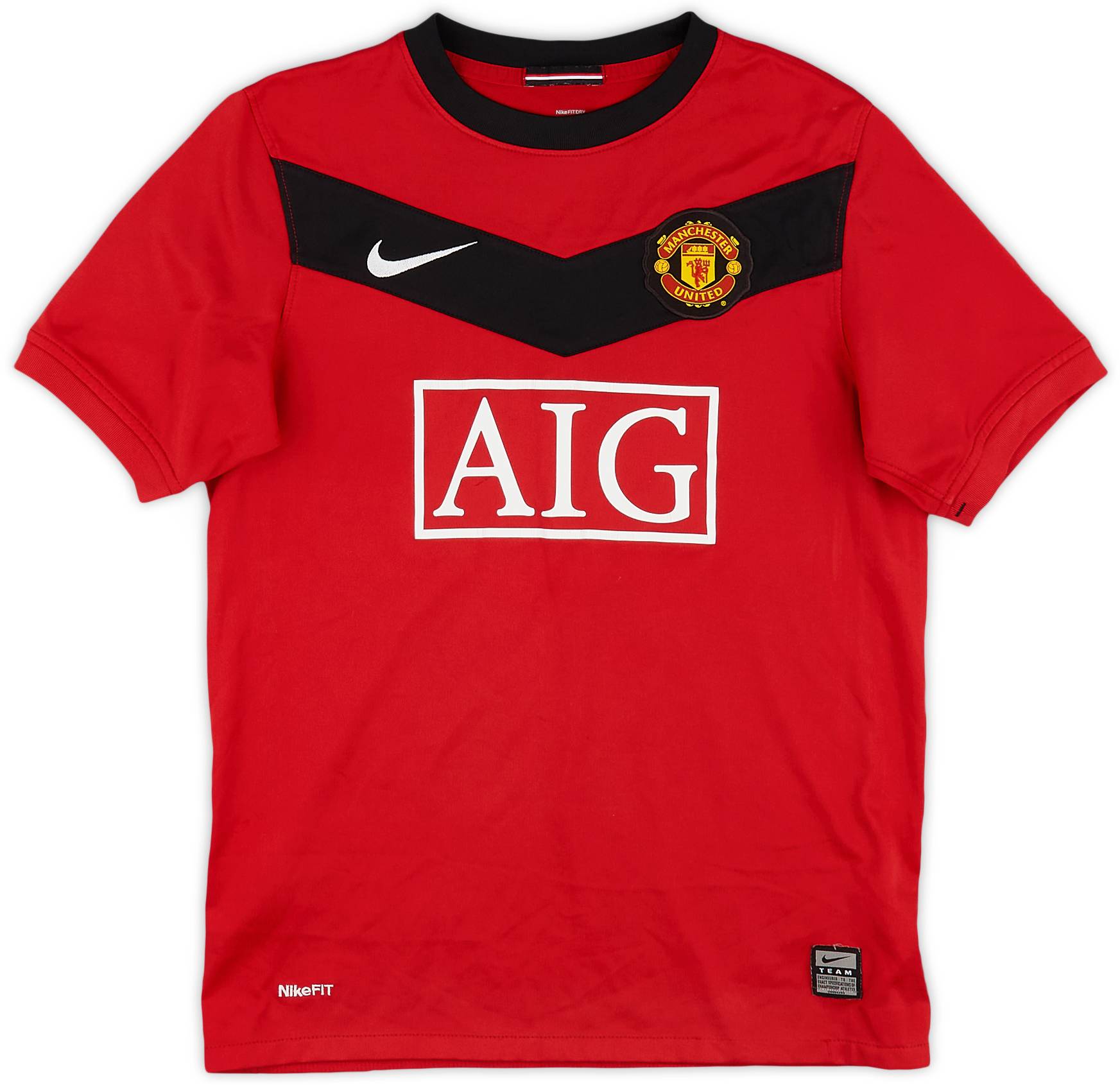 2009-10 Manchester United Home Shirt - 7/10 - (M.Boys)