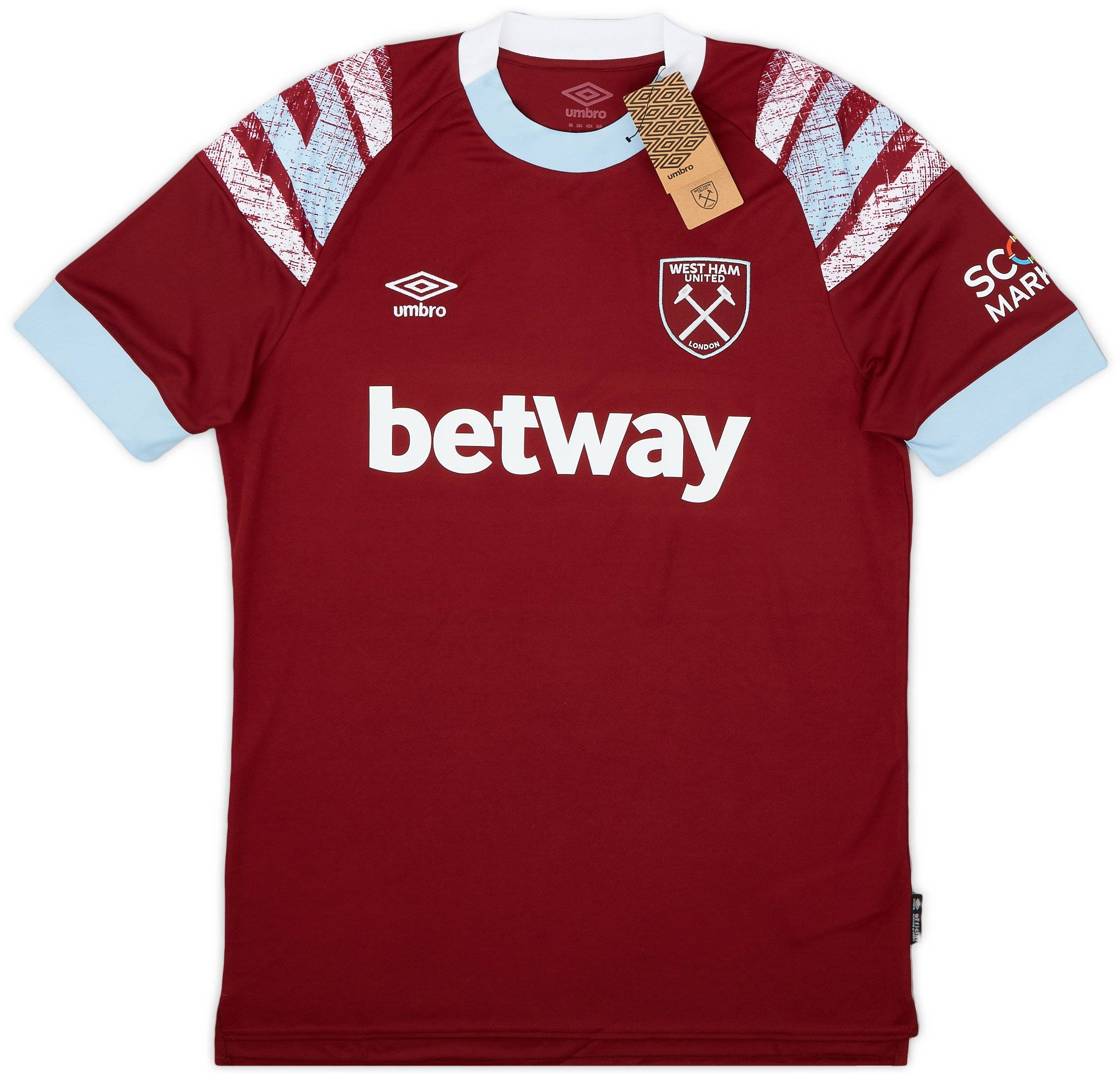 2022-23 West Ham Home Shirt