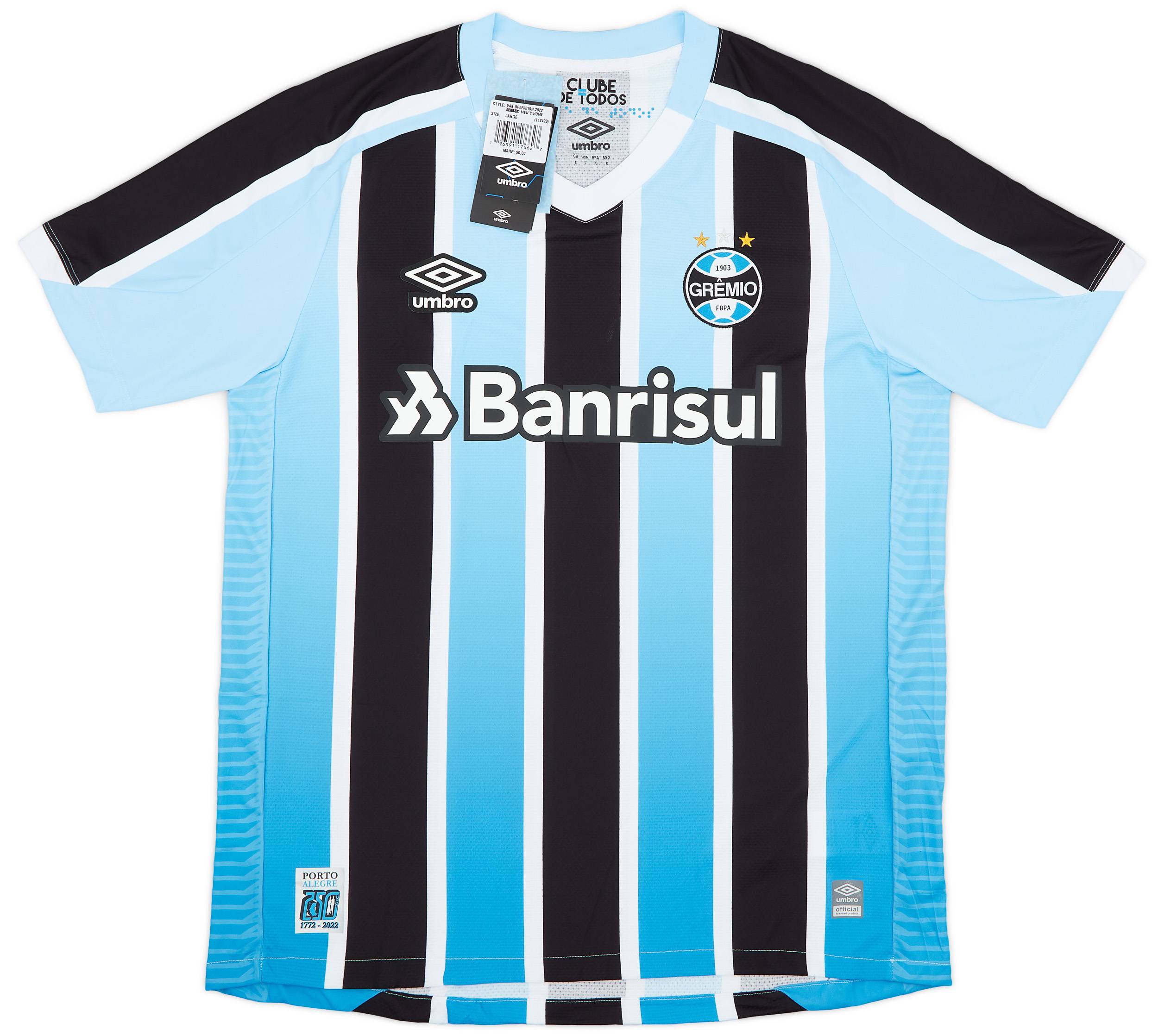 2022 Gremio Home Shirt
