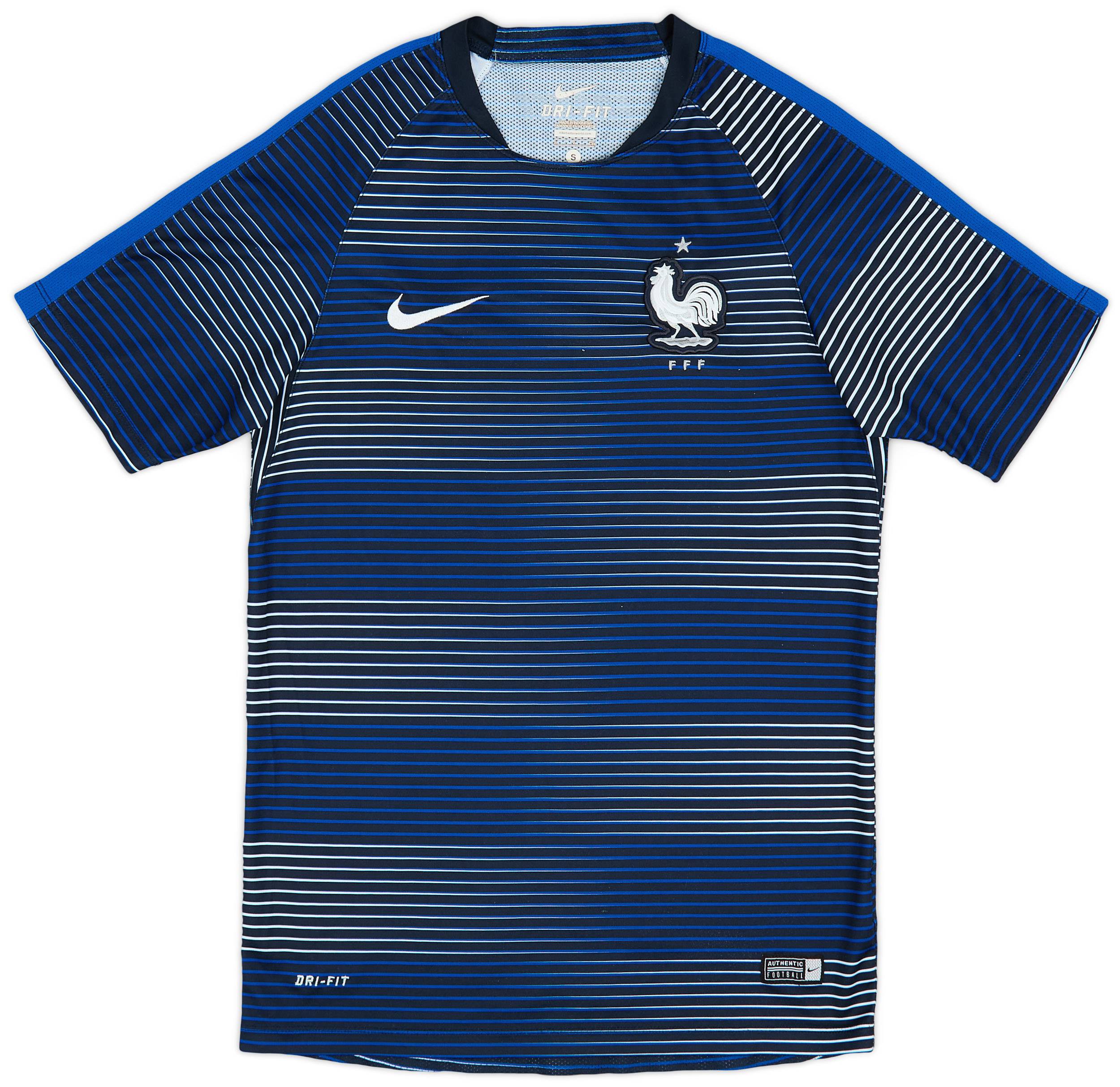 2016-18 France Nike Training Shirt - 8/10 - (S)