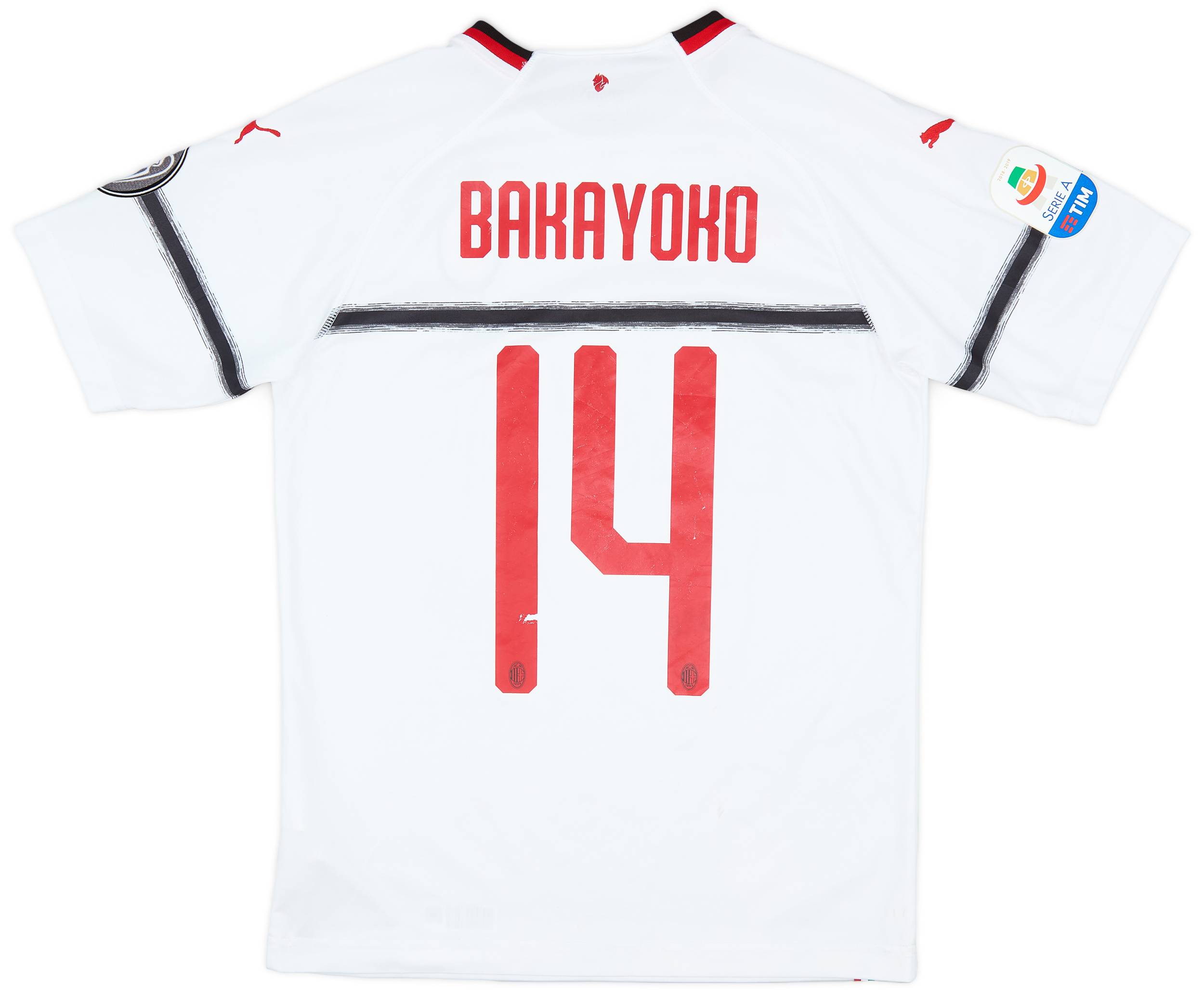2018-19 AC Milan Away Shirt Bakayoko #14 - 7/10 - (S)