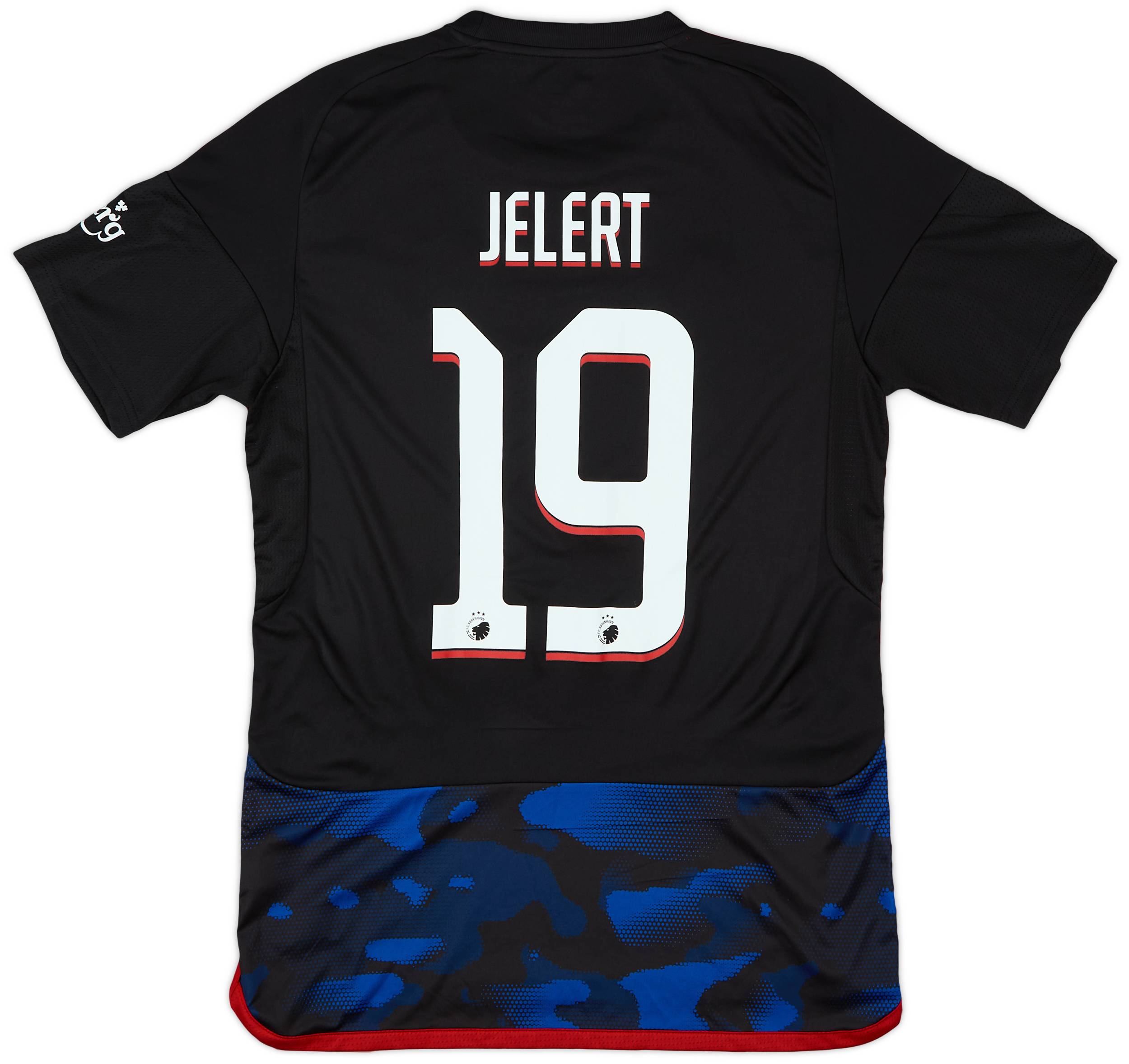 2023-24 Copenhagen Match Issue Champions League Away Shirt Jelert #19