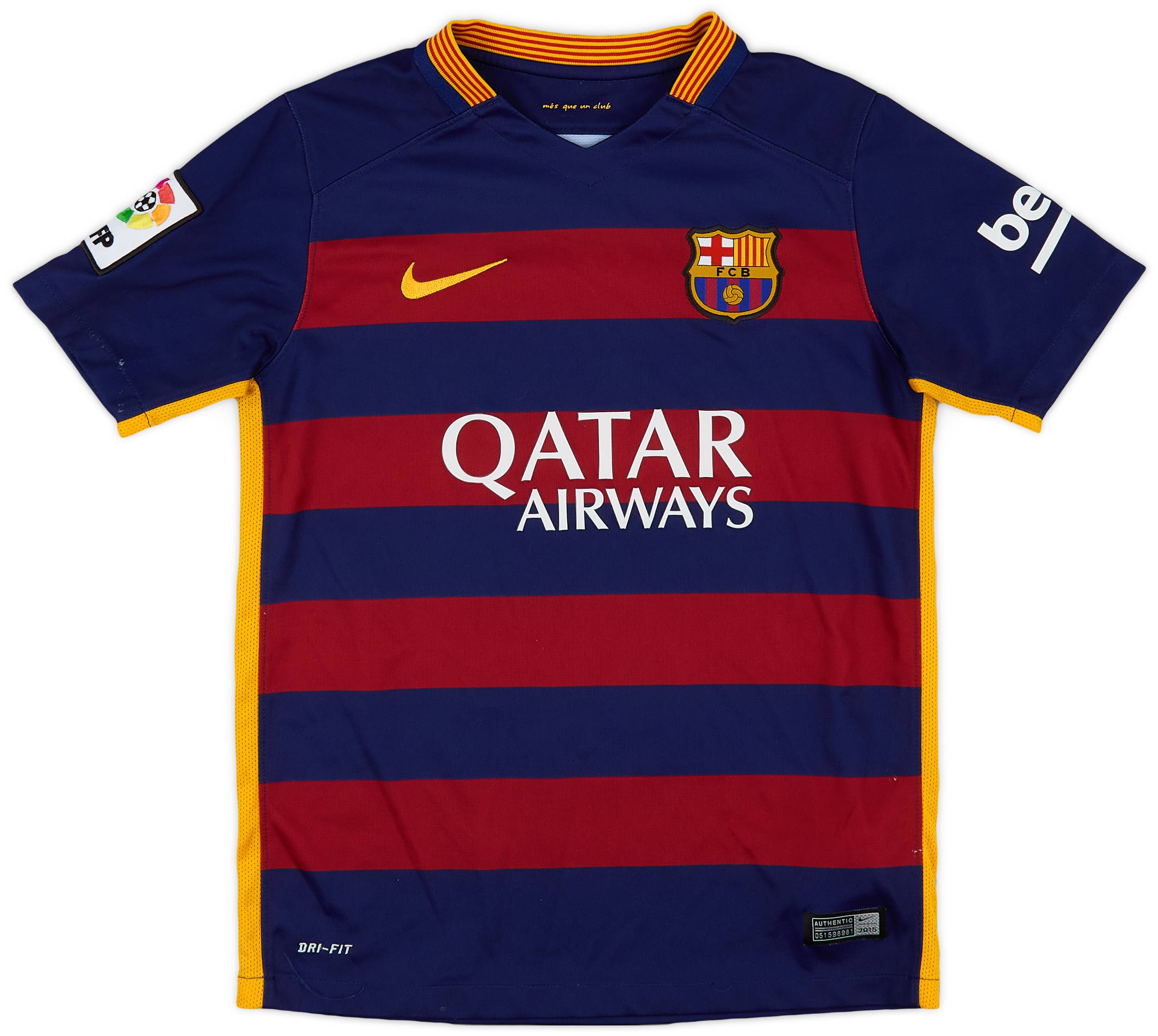 2015-16 Barcelona Home Shirt - 7/10 - (10-12 Years)