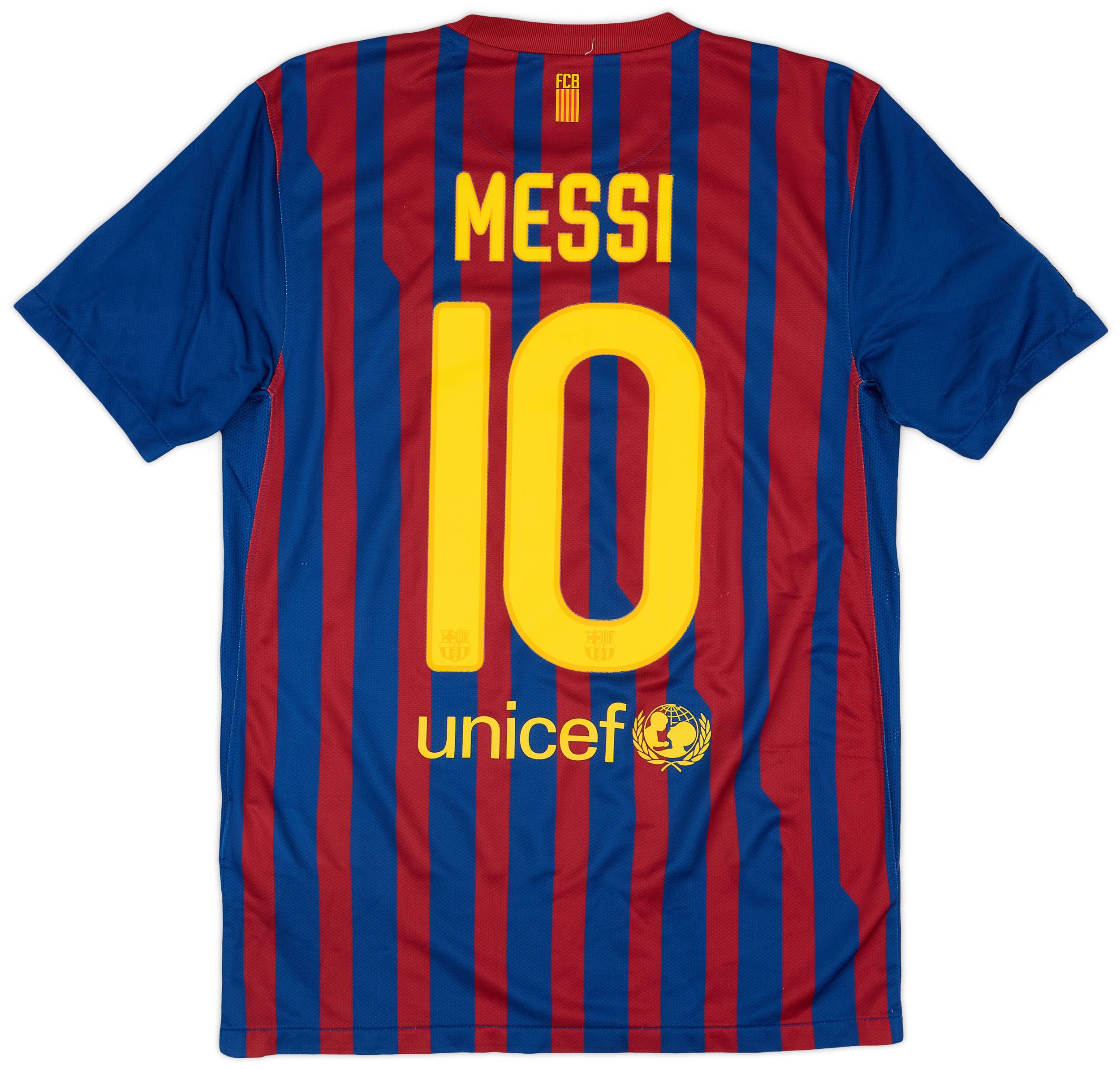 2011-12 Barcelona Home Shirt Messi #10 - 5/10 - (S)