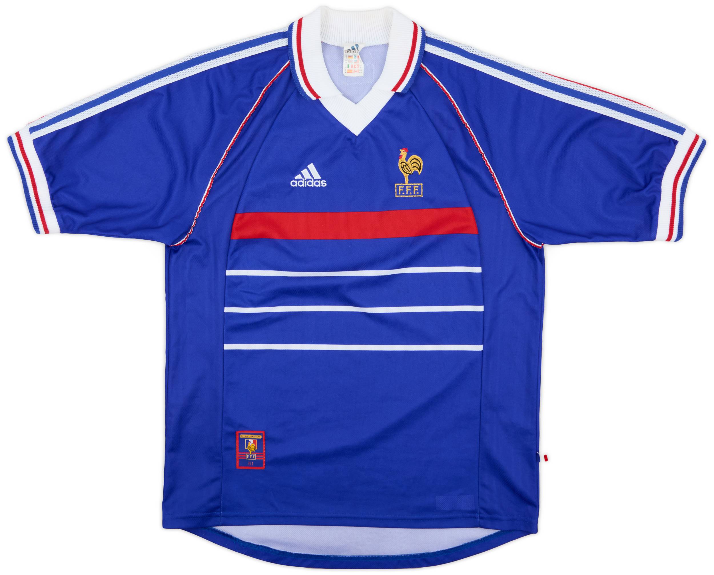 1998-00 France Home Shirt - 8/10 - (M)