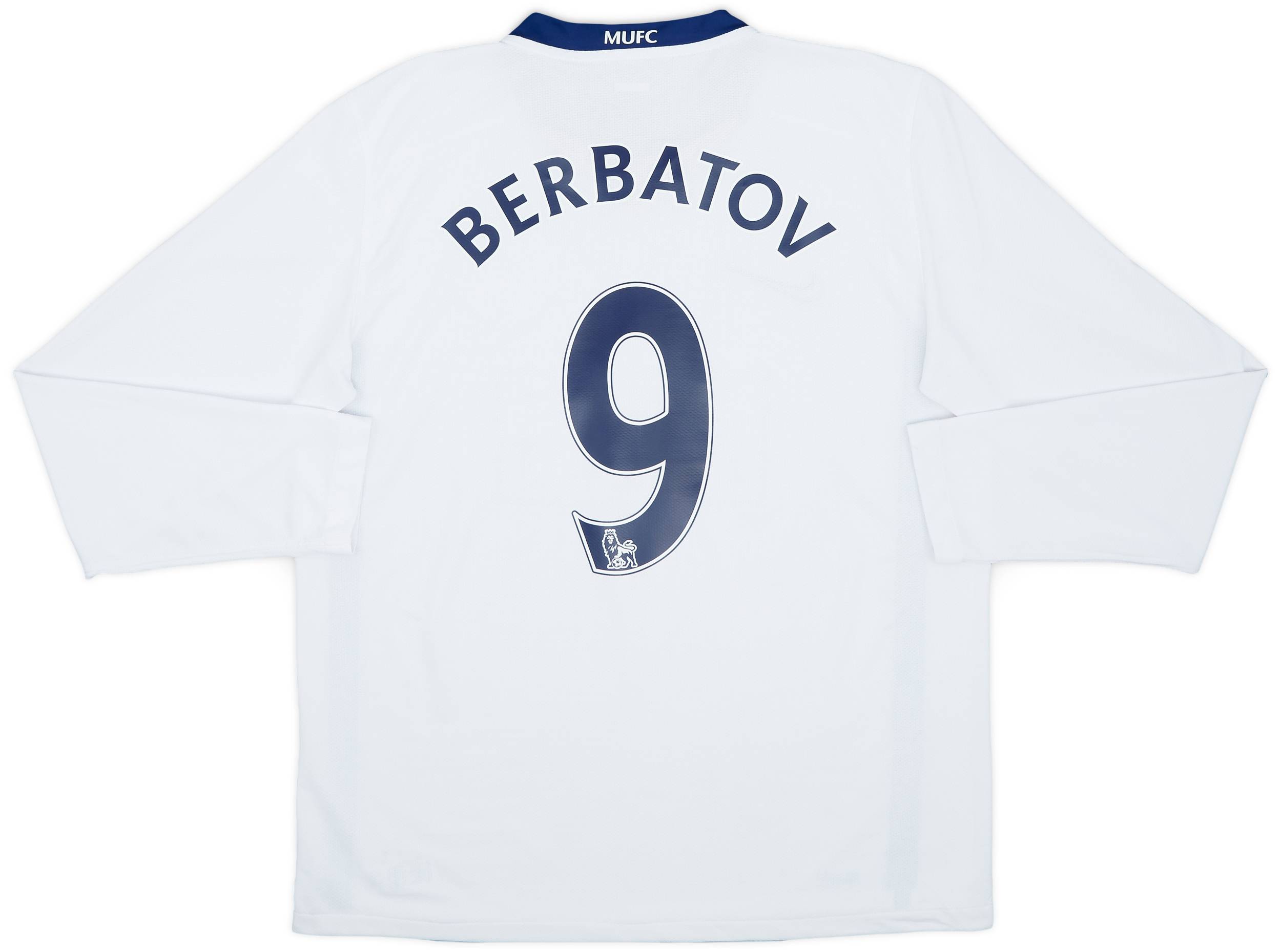 2008-10 Manchester United Away L/S Shirt Berbatov #9 - 9/10 - (M)