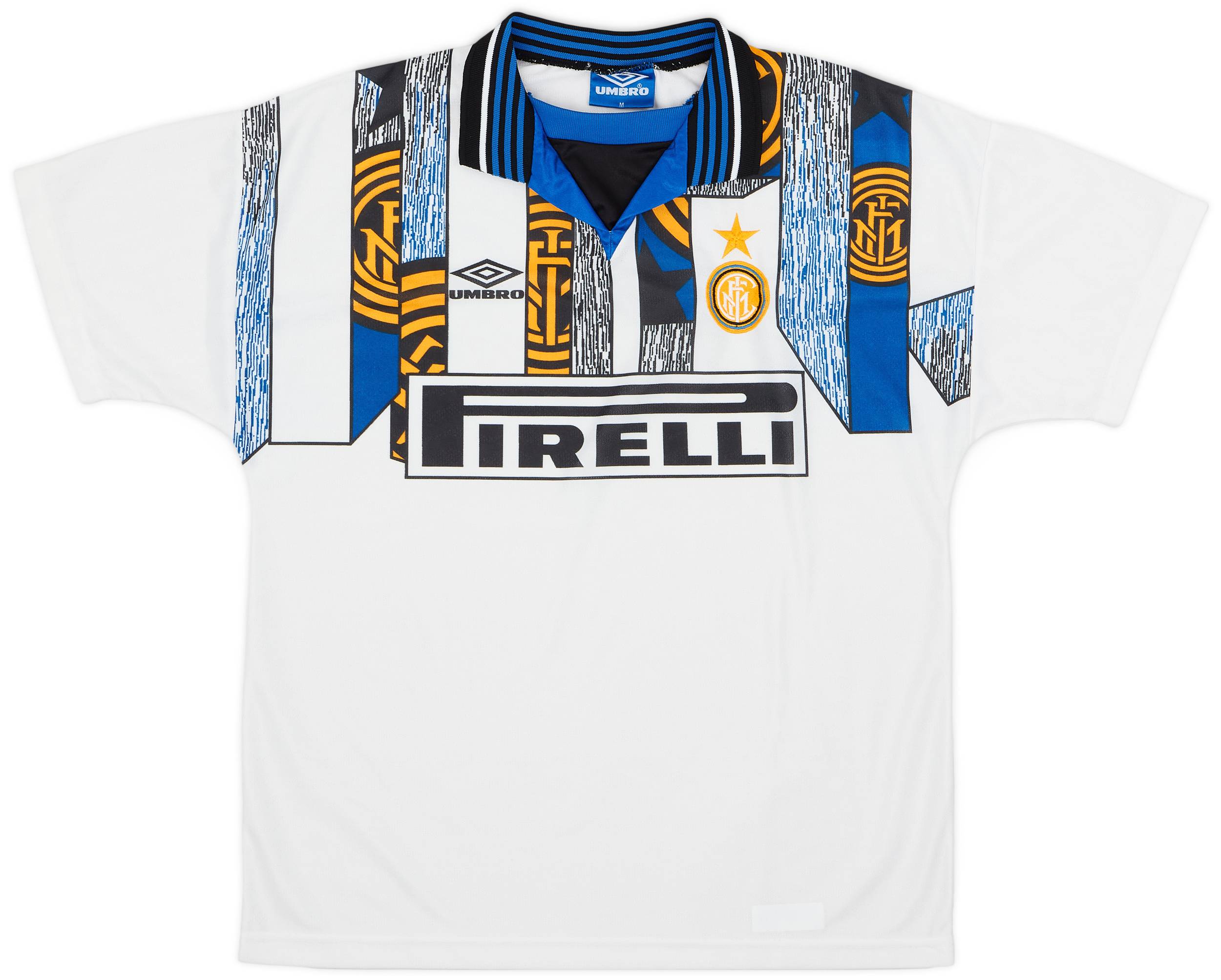 【デッドストック】1995-96 インテル・ミラノ 3rd UMBRO サイズＬ Vintage Inter Milan FC 1995-96 Third Tshirt Umbro XL Shirt