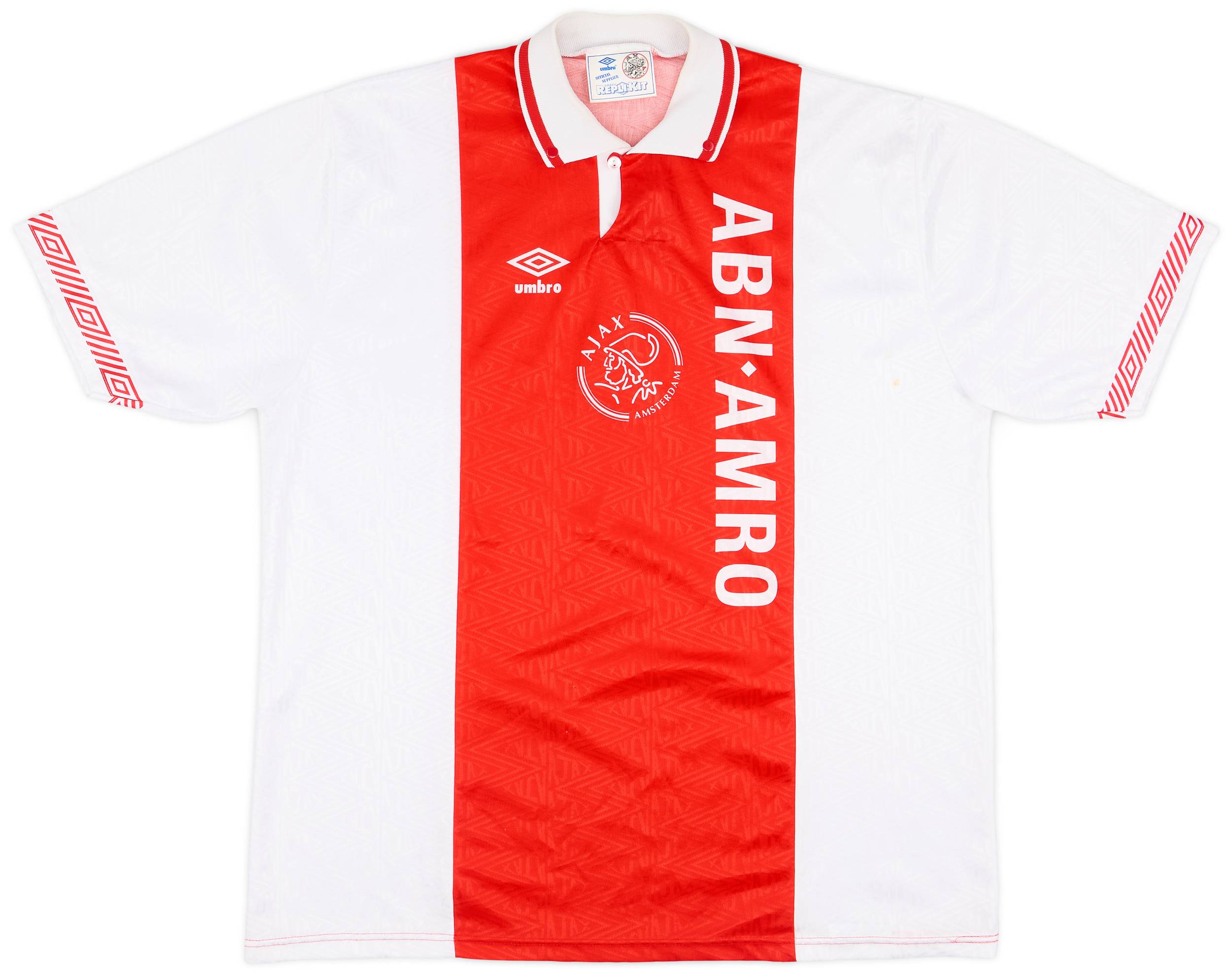 1991-93 Ajax Home Shirt - 9/10 - (XL)